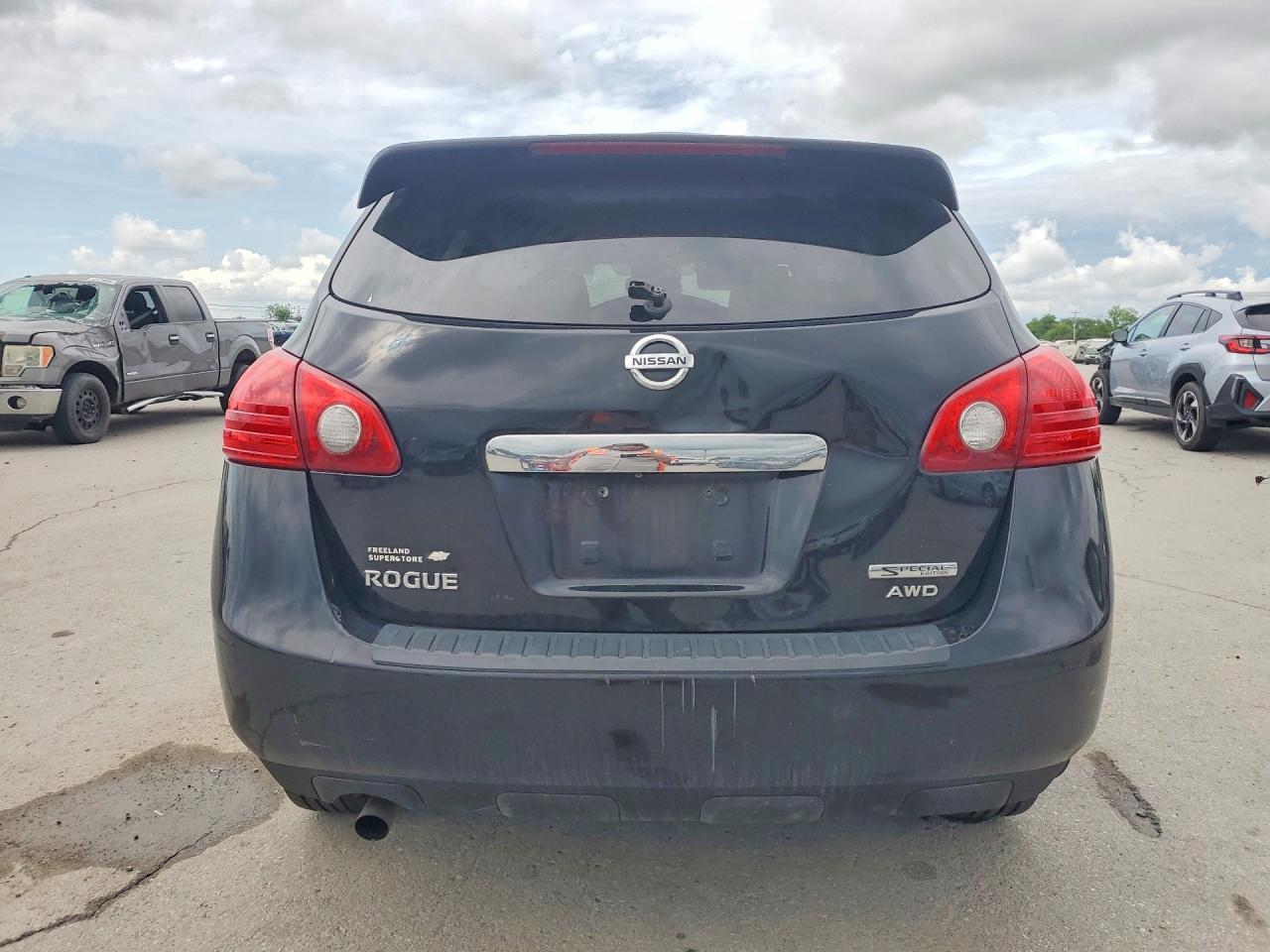 2013 Nissan Rogue S Black vin: JN8AS5MVXDW655226