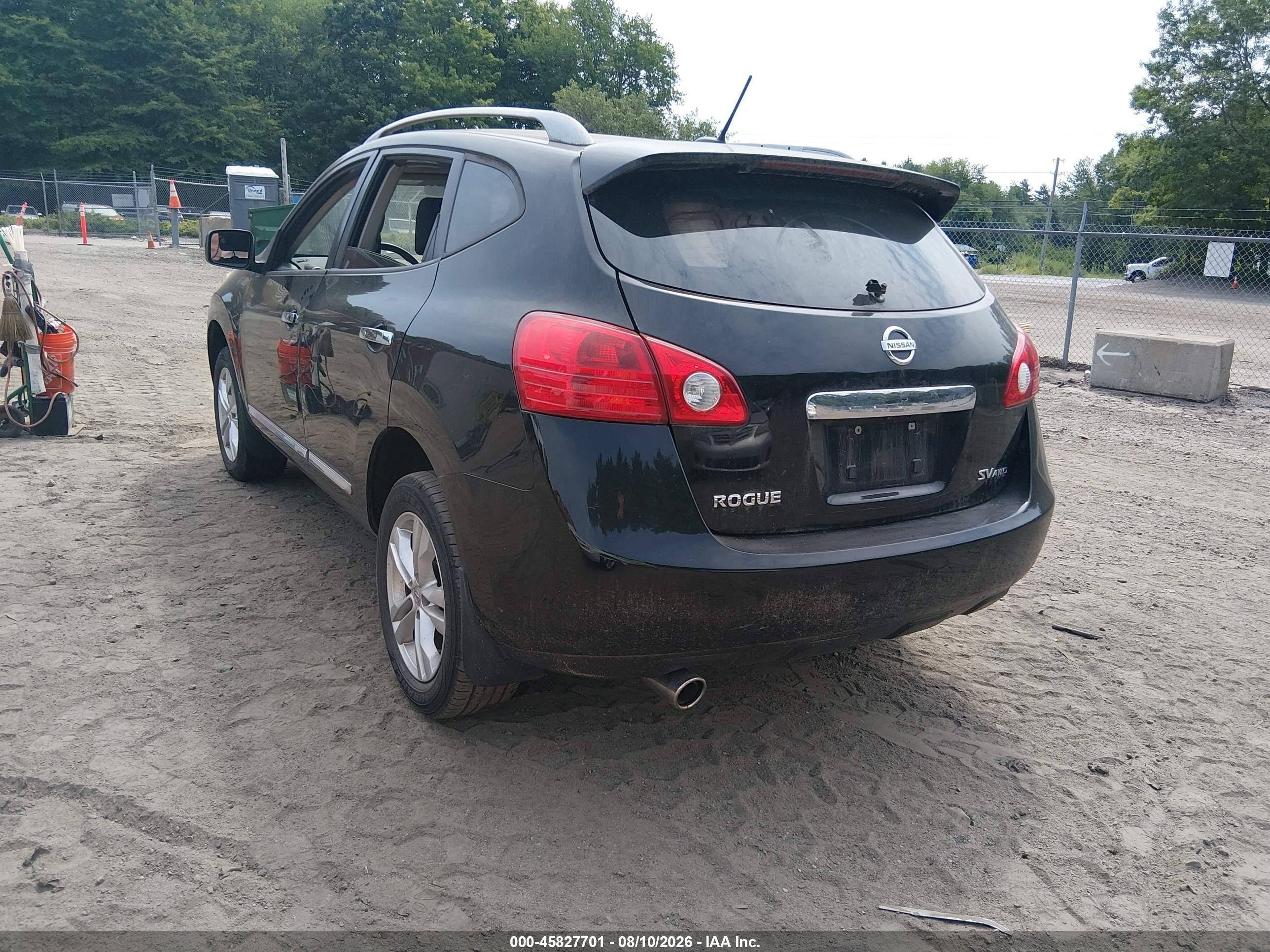2013 Nissan Rogue Sv Black vin: JN8AS5MVXDW659101