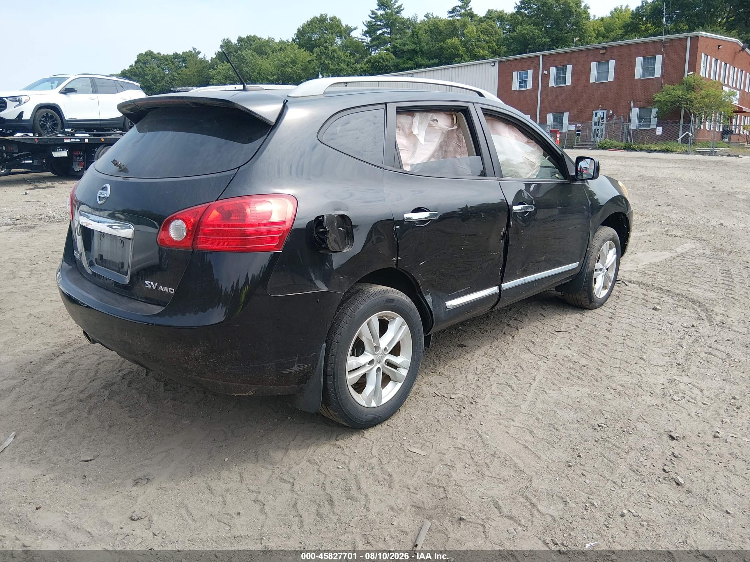 2013 Nissan Rogue Sv Black vin: JN8AS5MVXDW659101