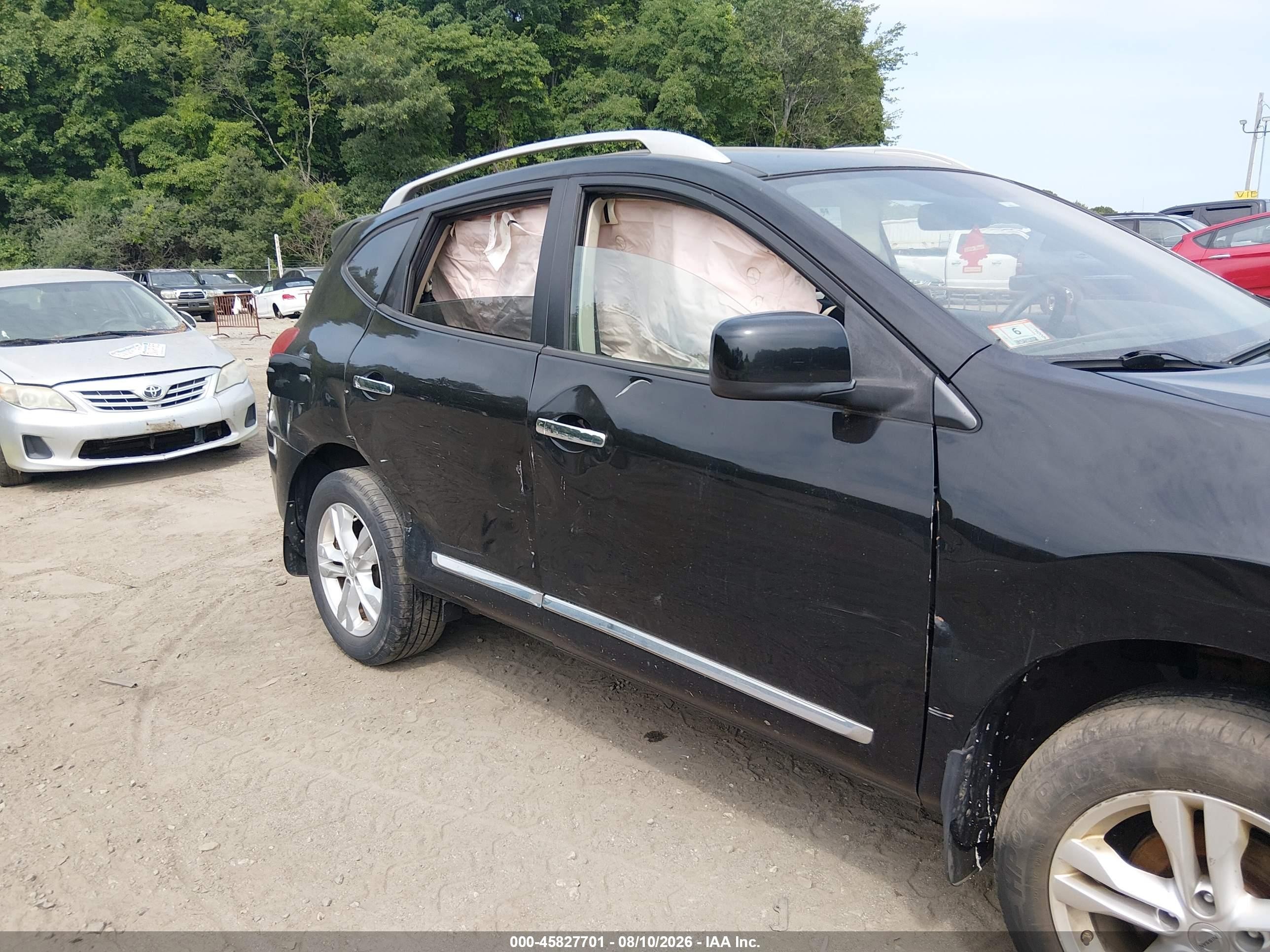 2013 Nissan Rogue Sv Black vin: JN8AS5MVXDW659101