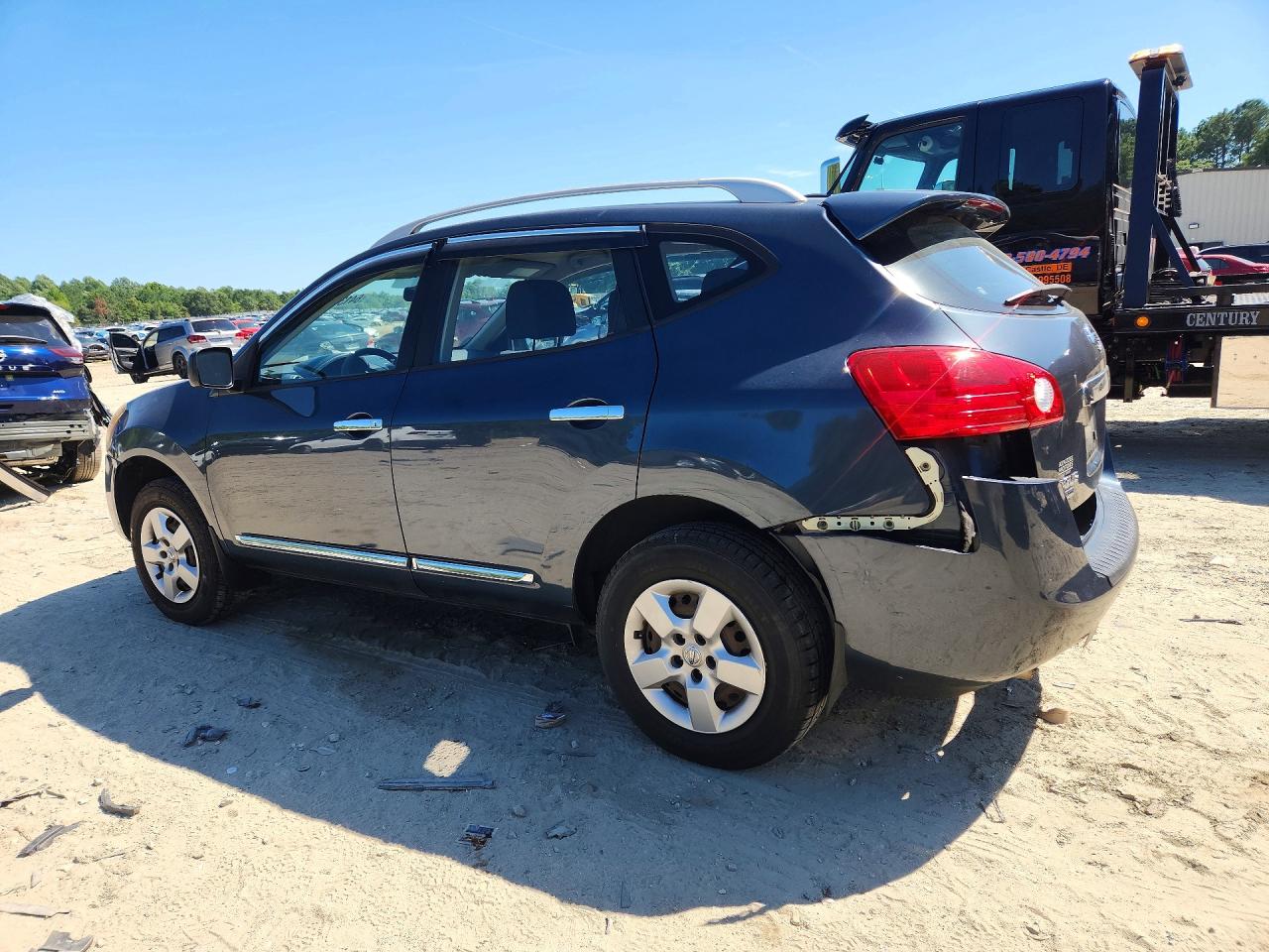2014 Nissan Rogue Select S Gray vin: JN8AS5MVXEW702272