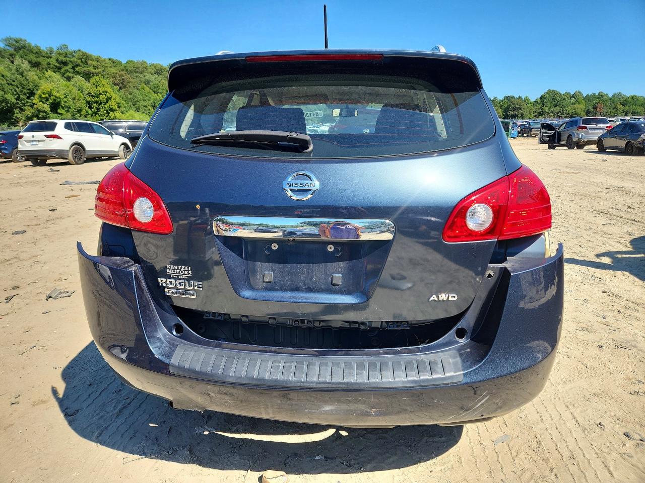 2014 Nissan Rogue Select S Gray vin: JN8AS5MVXEW702272