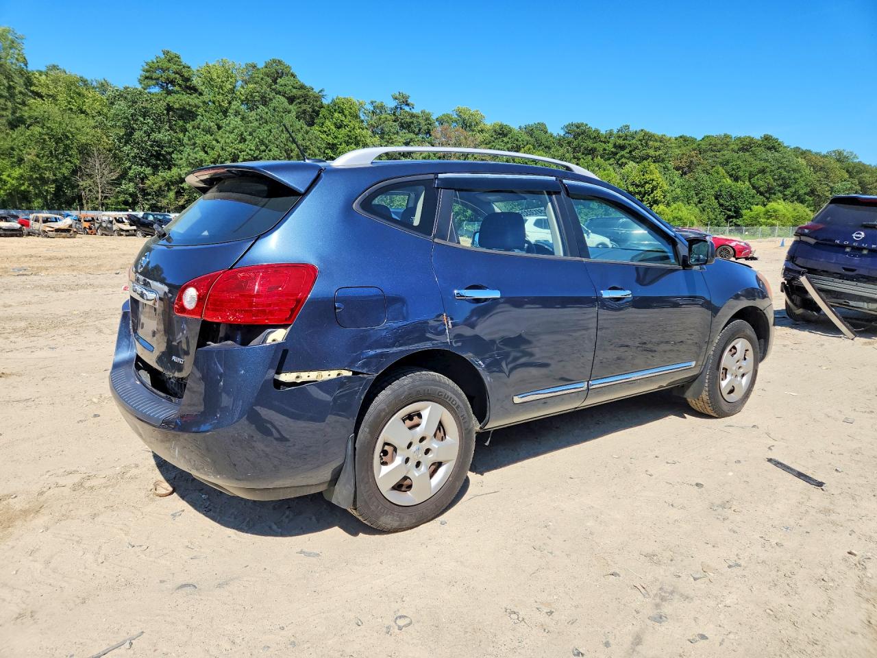 2014 Nissan Rogue Select S Gray vin: JN8AS5MVXEW702272