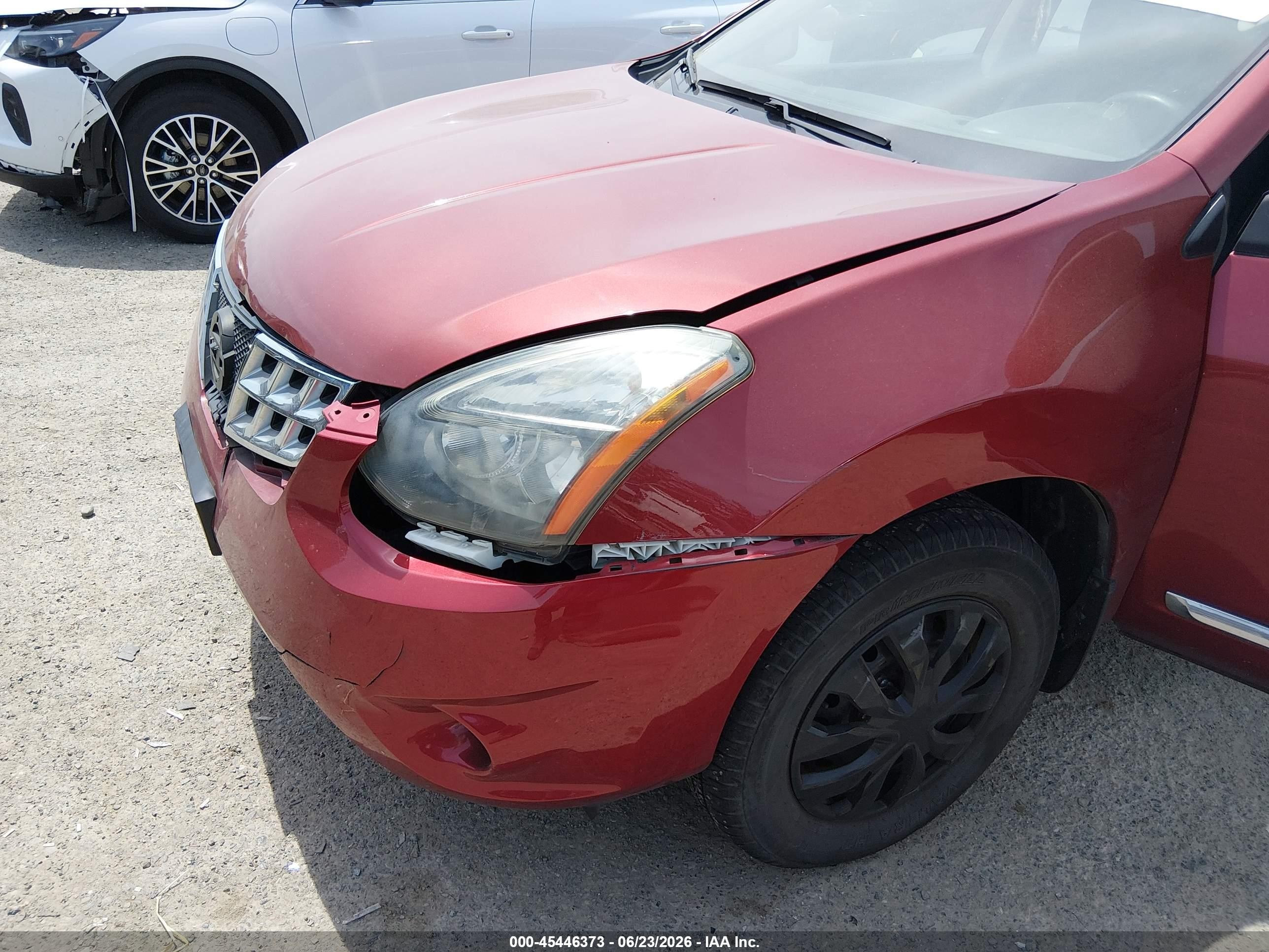 2014 Nissan Rogue Select S Burgundy vin: JN8AS5MVXEW710629