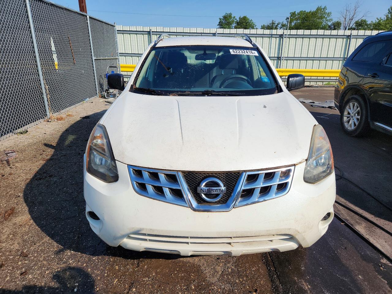 2014 Nissan Rogue Select S White vin: JN8AS5MVXEW711599