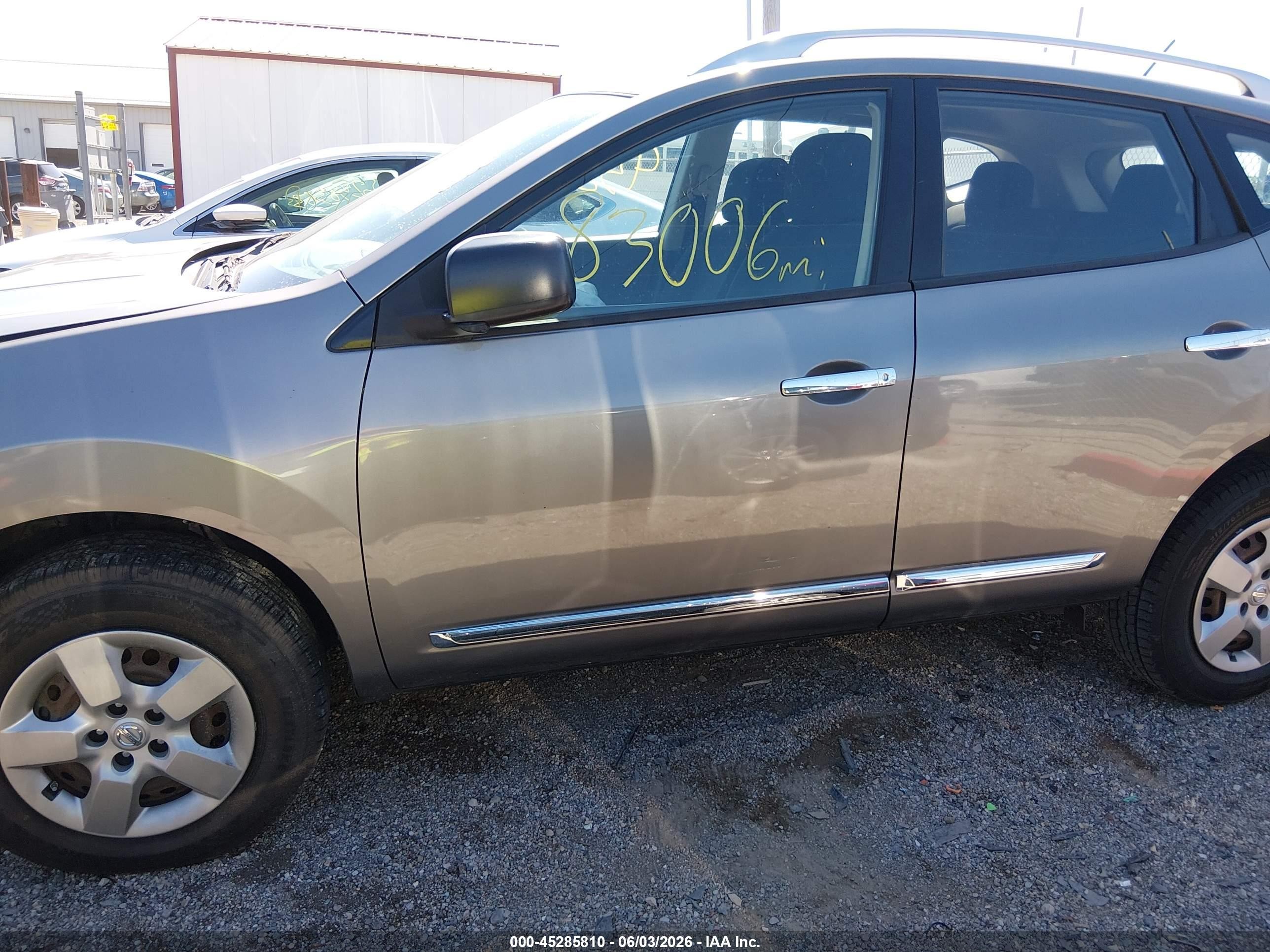 2014 Nissan Rogue Select S Gray vin: JN8AS5MVXEW721873