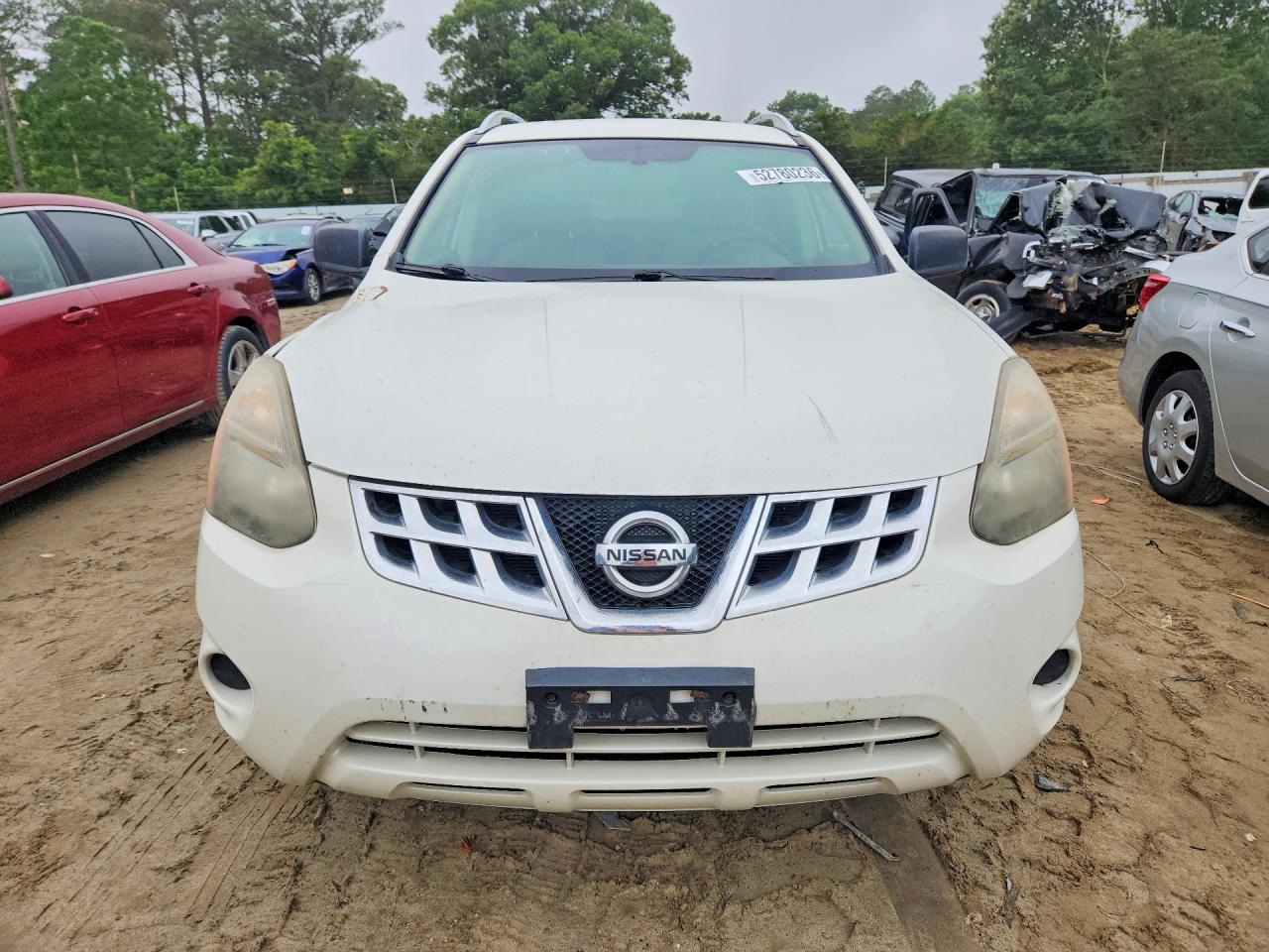 2015 Nissan Rogue Select S White vin: JN8AS5MVXFW250650