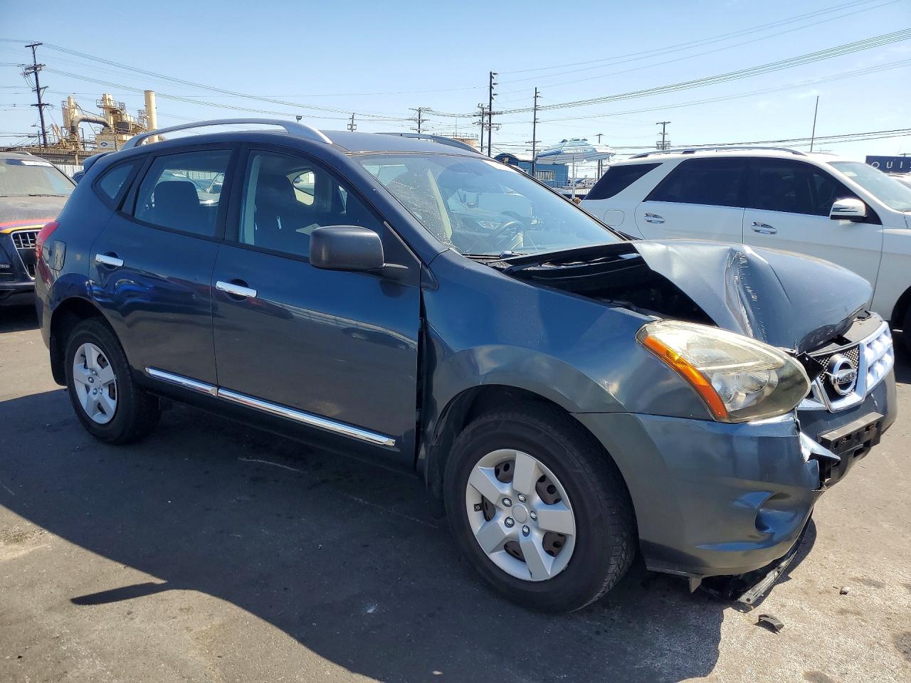 2015 Nissan Rogue Select S Синий vin: JN8AS5MVXFW258828