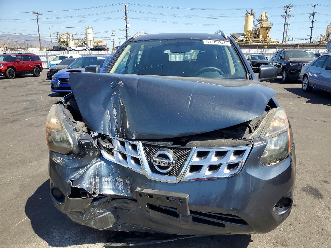 2015 Nissan Rogue Select S Синий vin: JN8AS5MVXFW258828