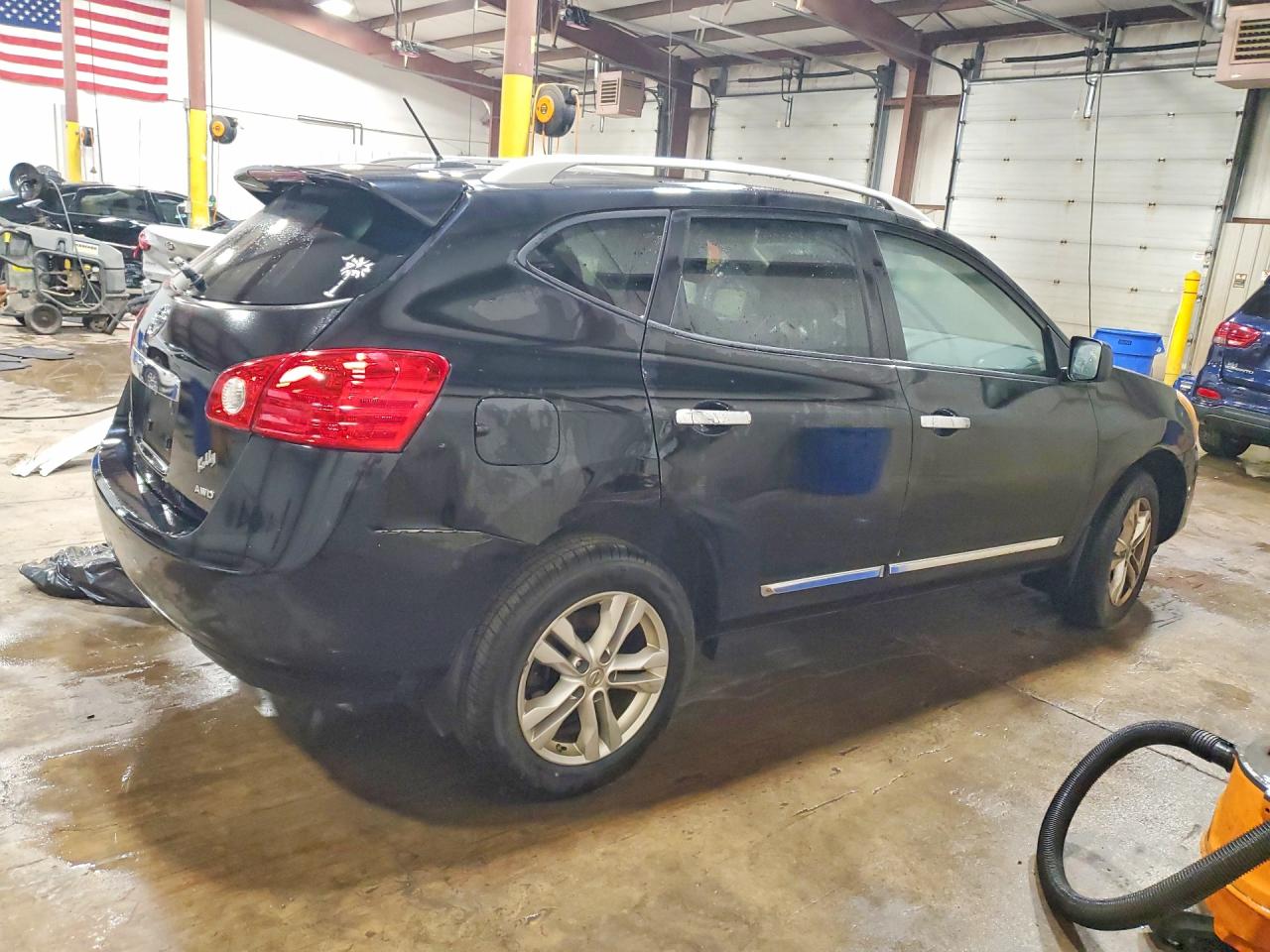 2015 Nissan Rogue Select S Черный vin: JN8AS5MVXFW260479