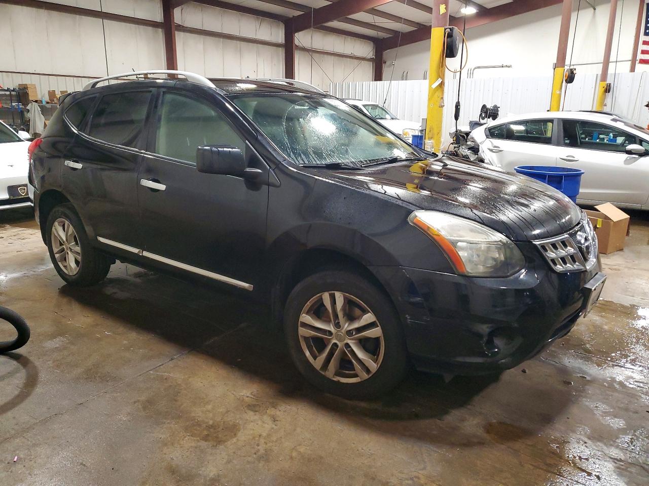 2015 Nissan Rogue Select S Черный vin: JN8AS5MVXFW260479