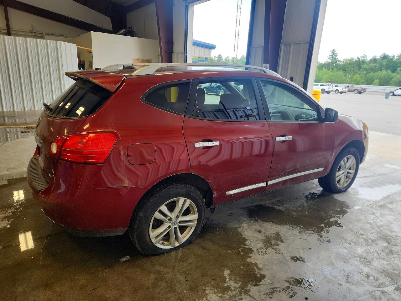 2015 Nissan Rogue Select S Red vin: JN8AS5MVXFW750663
