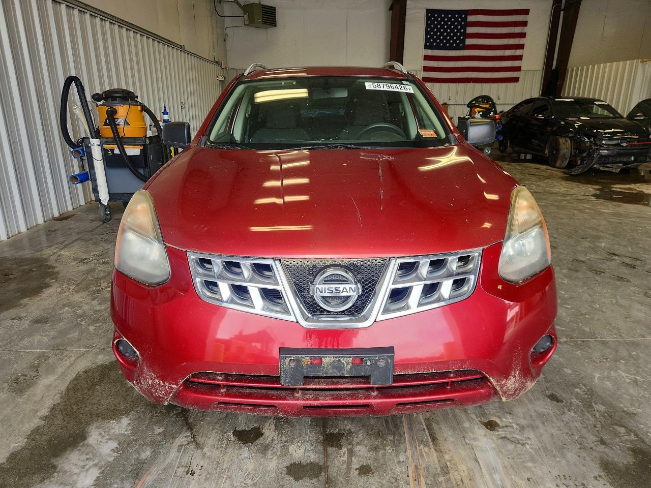 2015 Nissan Rogue Select S Red vin: JN8AS5MVXFW750663
