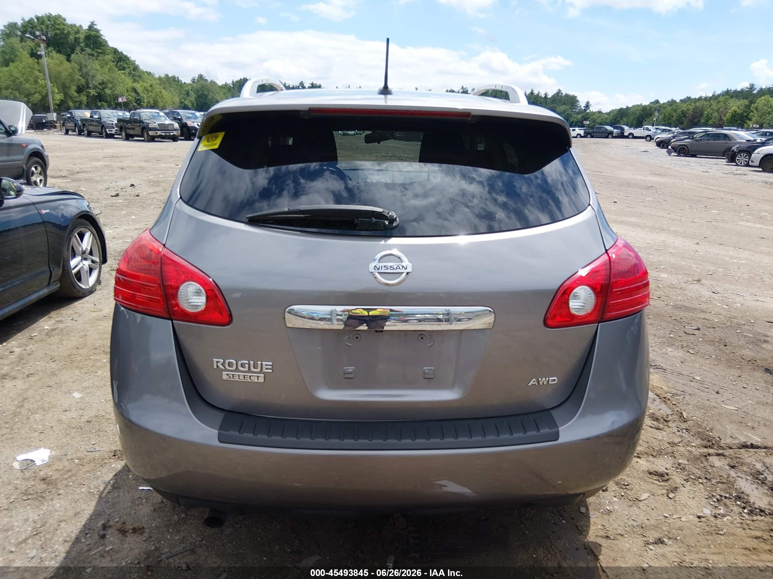 2015 Nissan Rogue Select S Gray vin: JN8AS5MVXFW765521