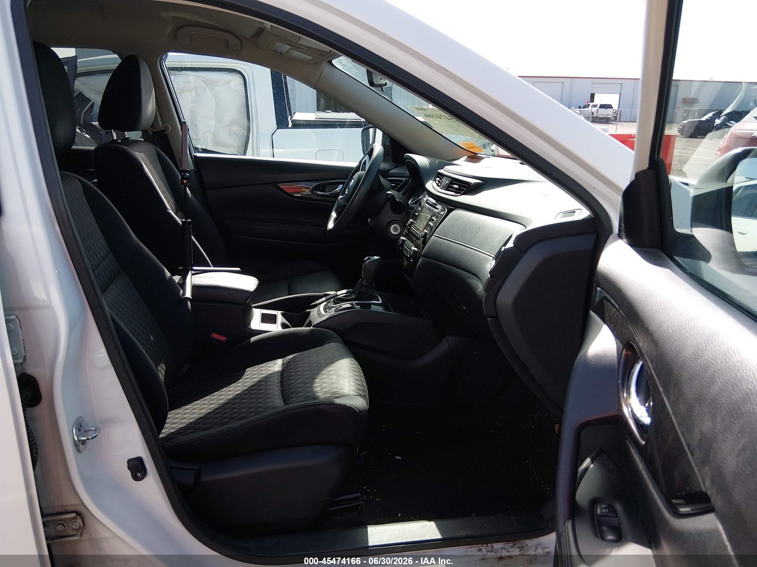 2017 Nissan Rogue S White vin: JN8AT2MT0HW149436
