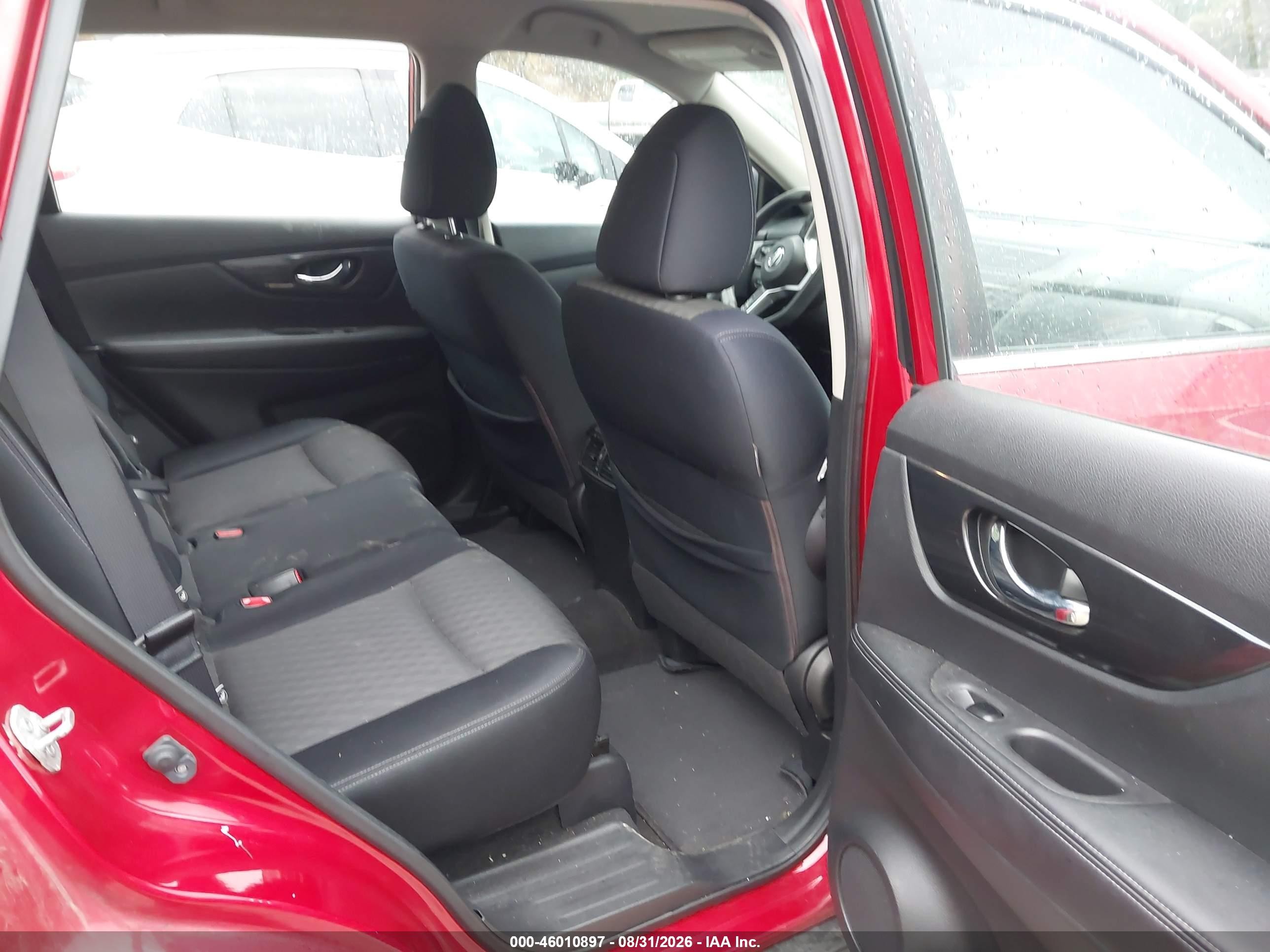 2017 Nissan Rogue S Red vin: JN8AT2MT0HW394995