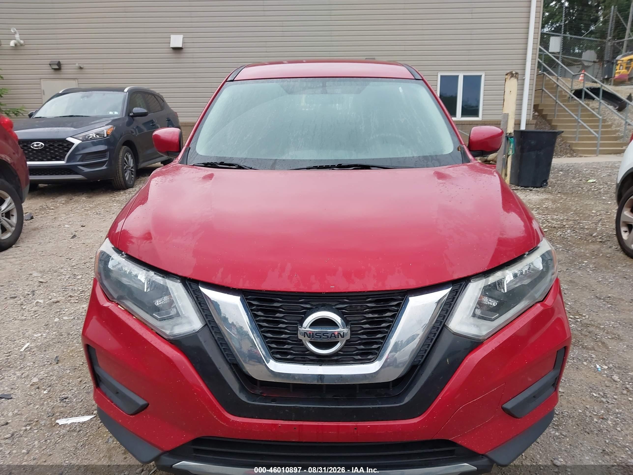 2017 Nissan Rogue S Red vin: JN8AT2MT0HW394995