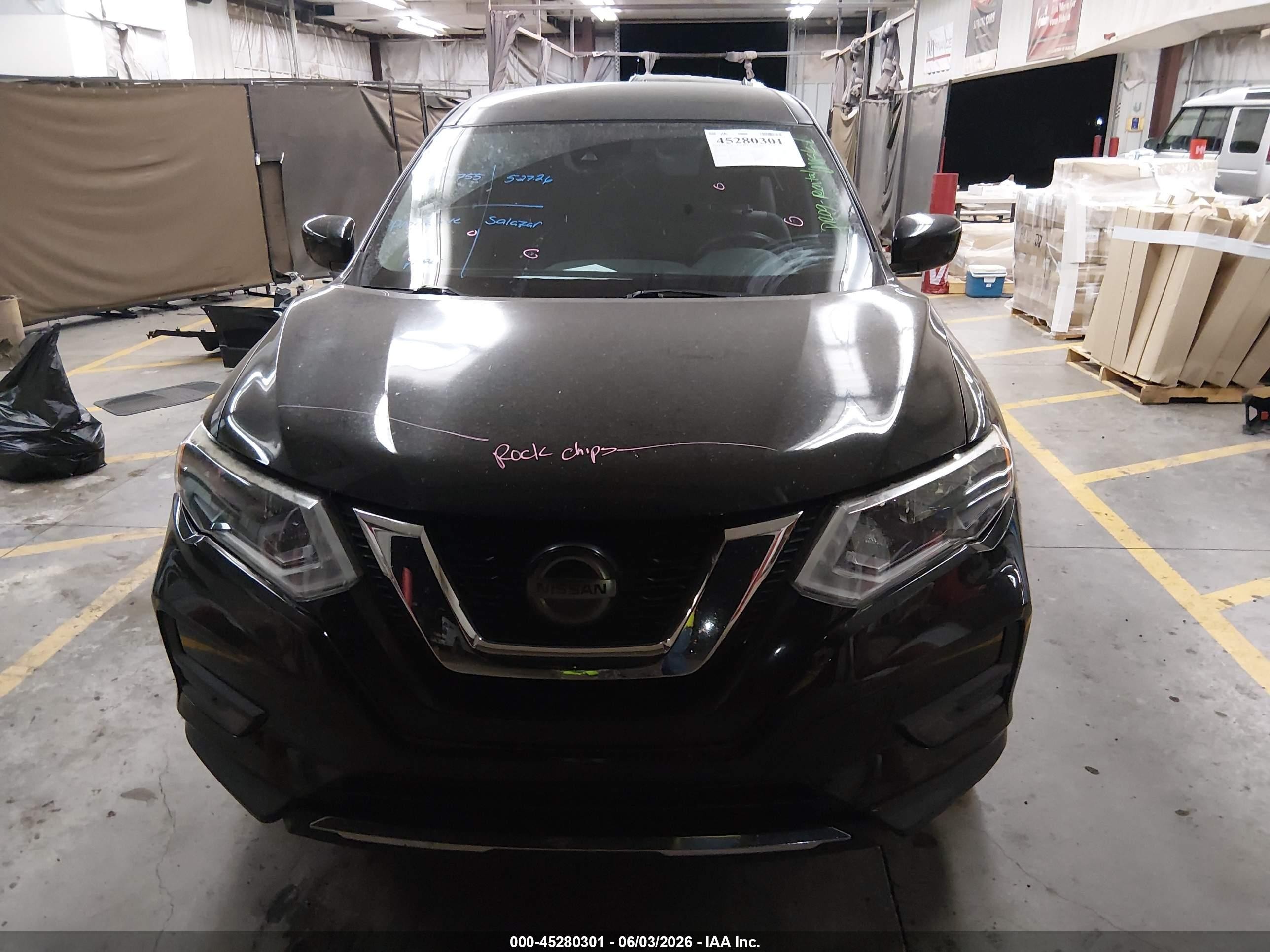 2020 Nissan Rogue S Fwd Black vin: JN8AT2MT0LW040385