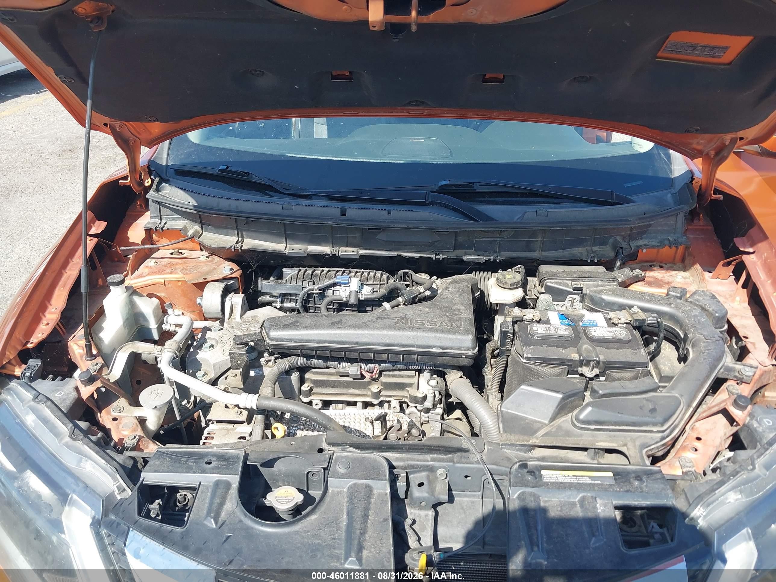 2017 Nissan Rogue Sl Orange vin: JN8AT2MT1HW149722