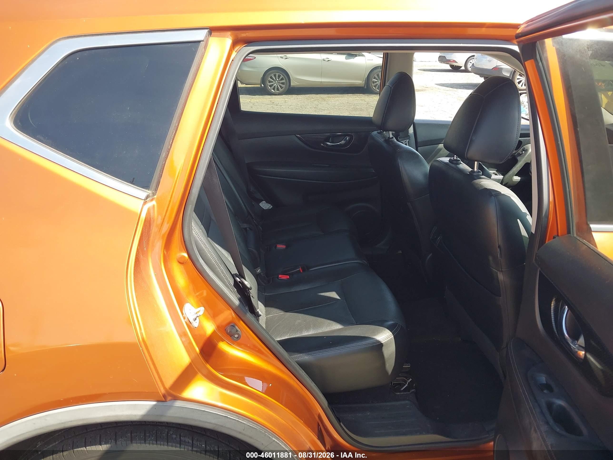 2017 Nissan Rogue Sl Orange vin: JN8AT2MT1HW149722