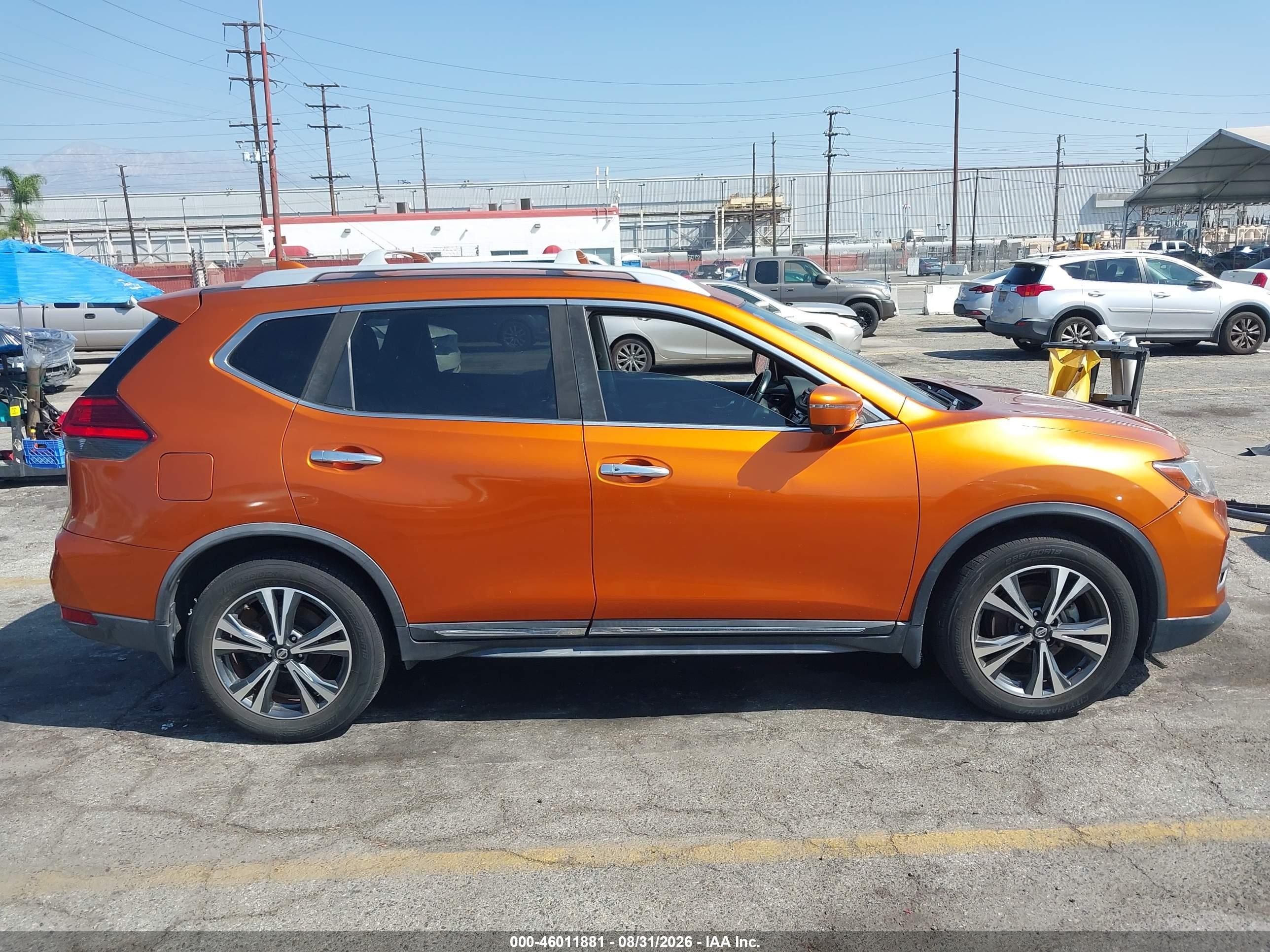 2017 Nissan Rogue Sl Orange vin: JN8AT2MT1HW149722