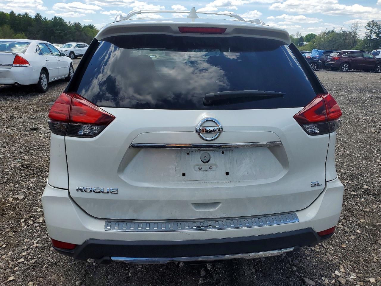 2018 Nissan Rogue Sl Белый vin: JN8AT2MT1JW487482