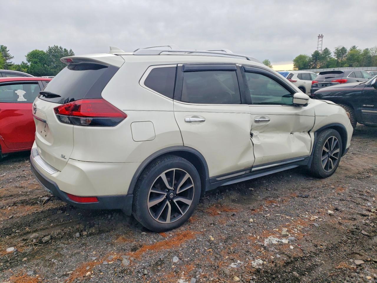 2018 Nissan Rogue Sl Белый vin: JN8AT2MT1JW487482