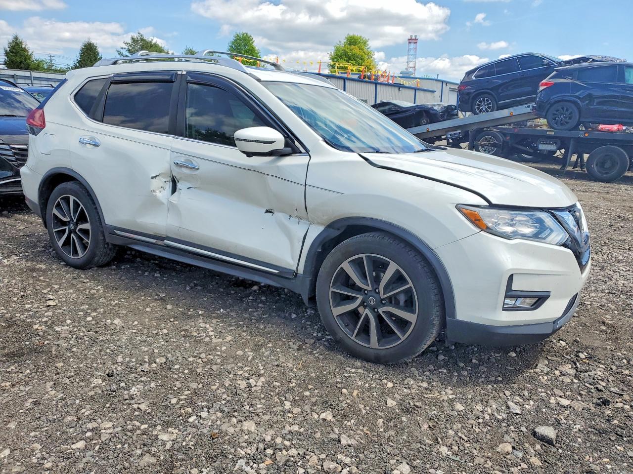 2018 Nissan Rogue Sl Белый vin: JN8AT2MT1JW487482
