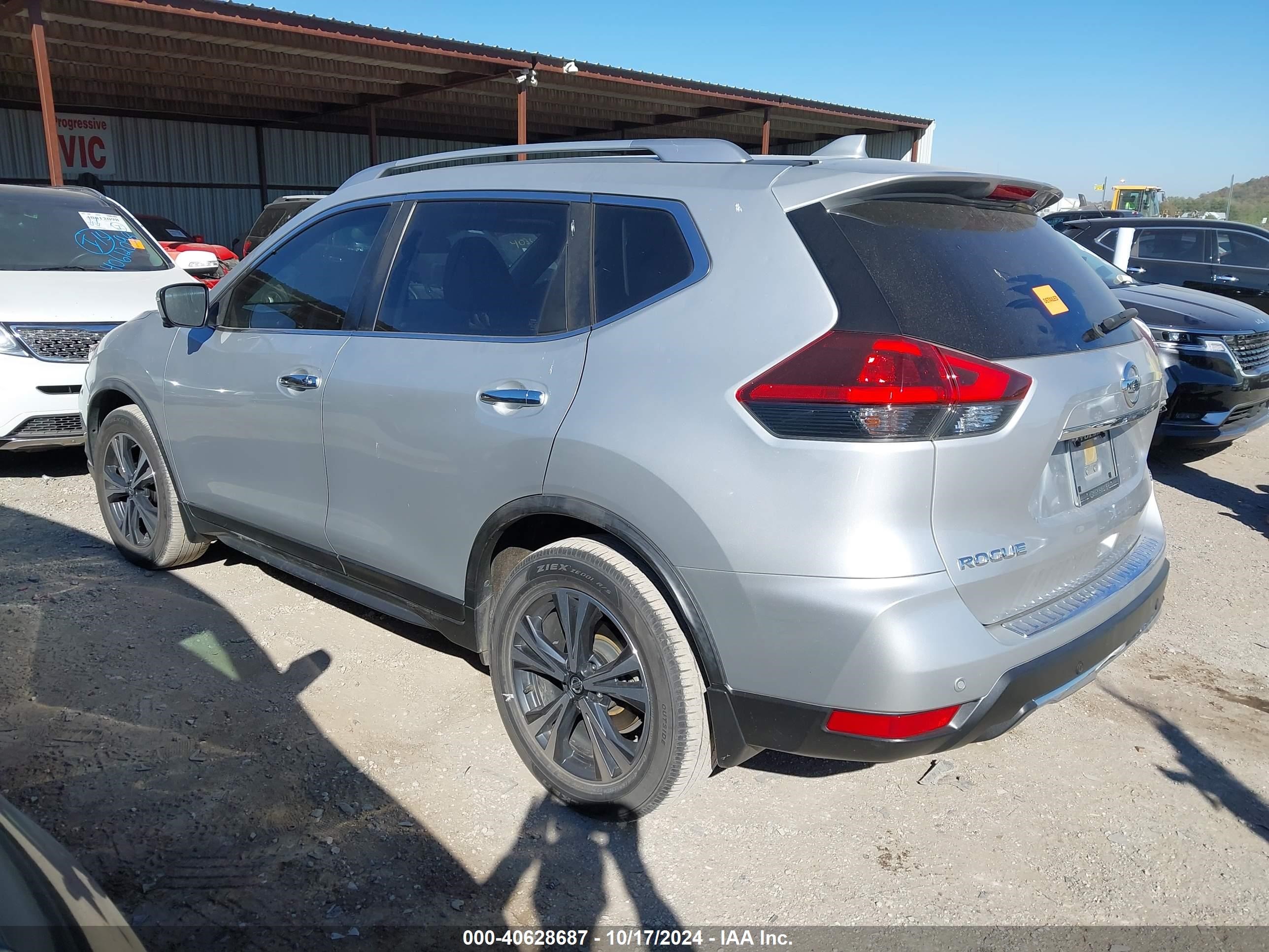 2020 Nissan Rogue Sv Fwd Silver vin: JN8AT2MT1LW001093