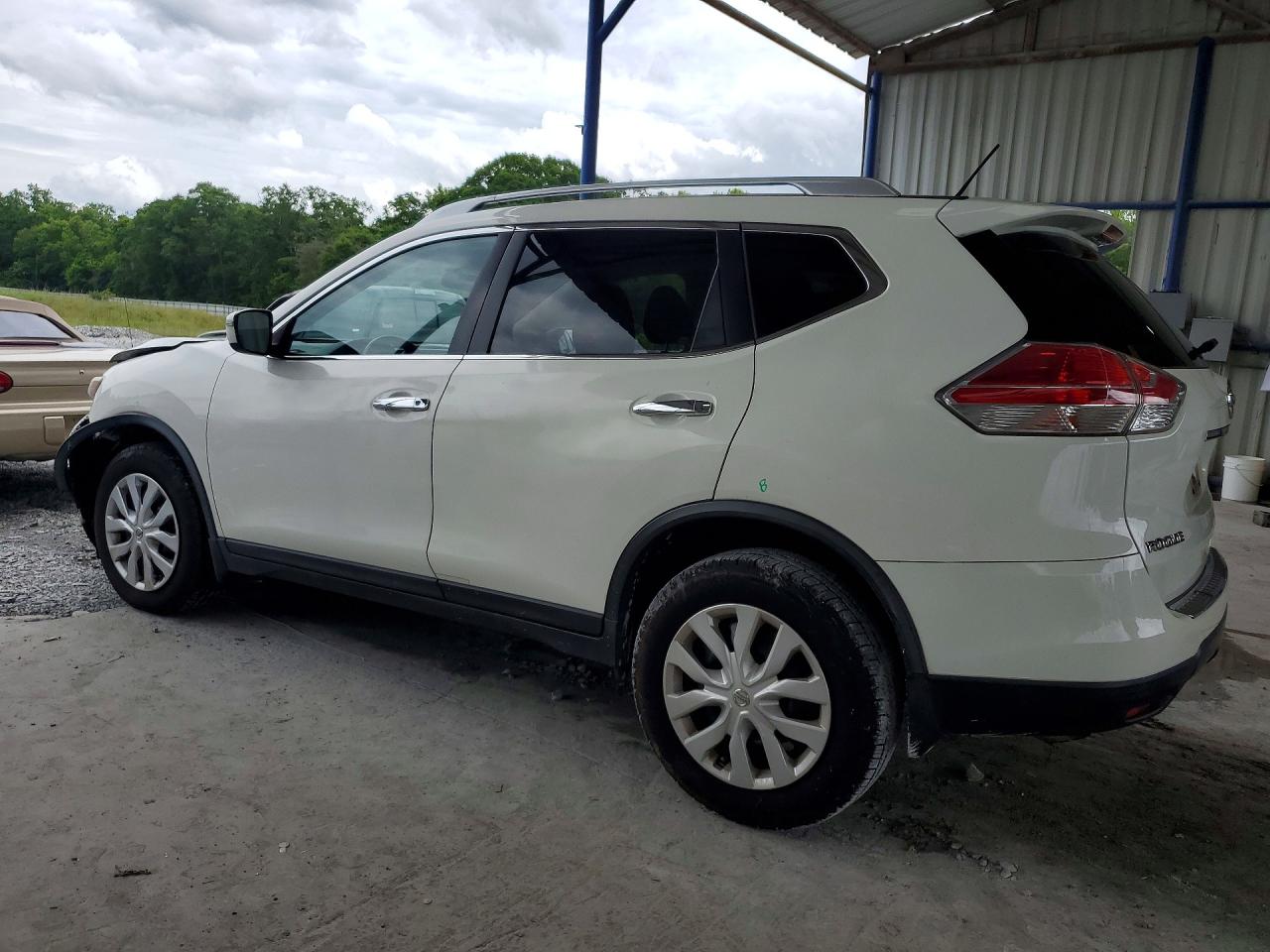 2016 Nissan Rogue S Белый vin: JN8AT2MT2GW001089