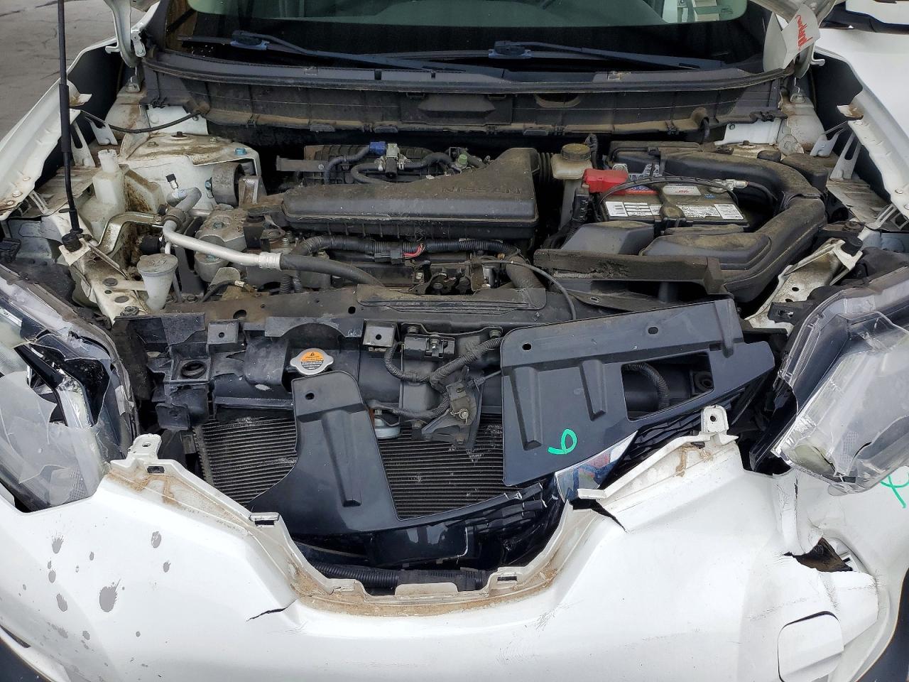 2016 Nissan Rogue S Белый vin: JN8AT2MT2GW001089