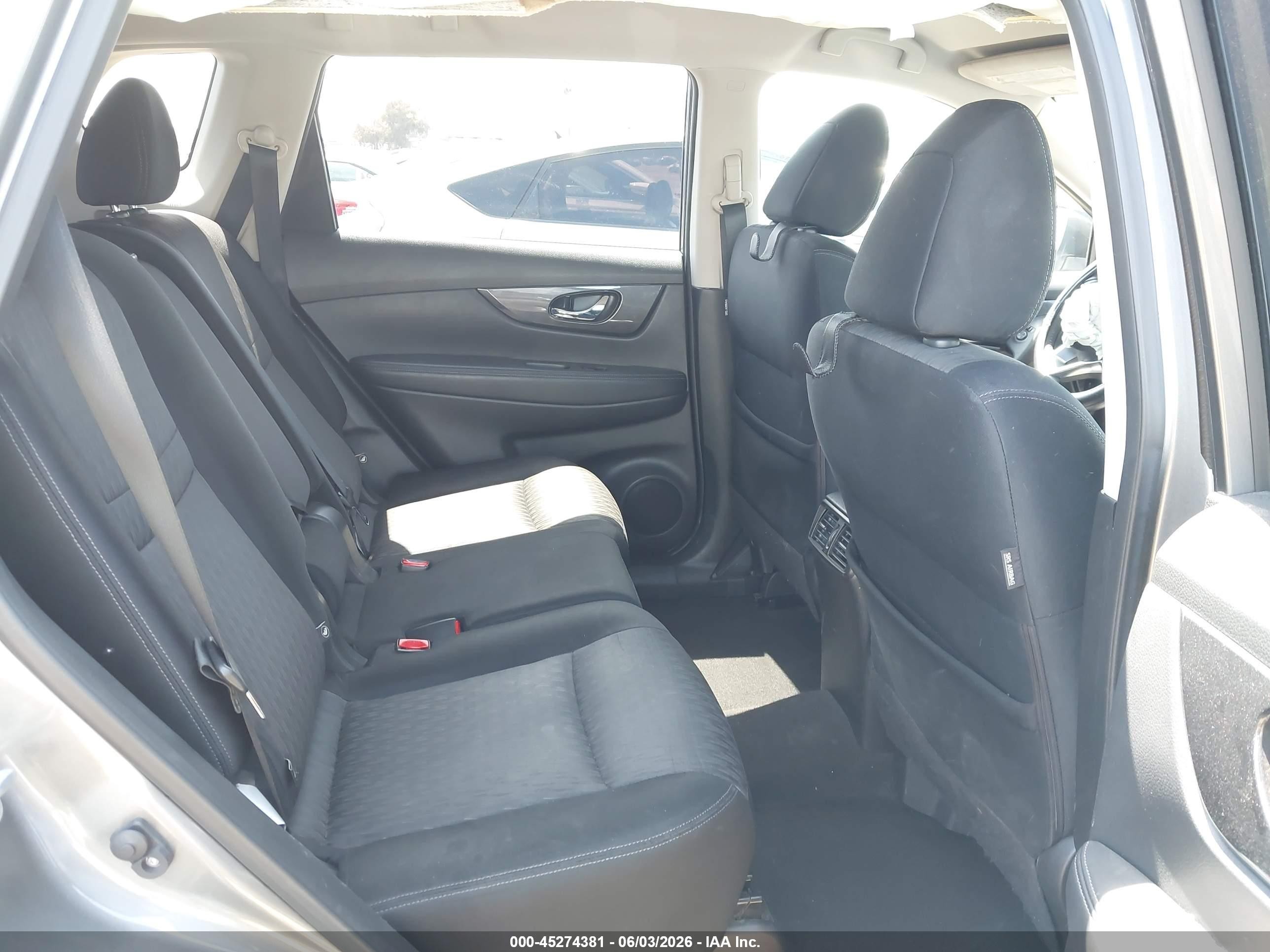 2017 Nissan Rogue Sv Gray vin: JN8AT2MT2HW387918