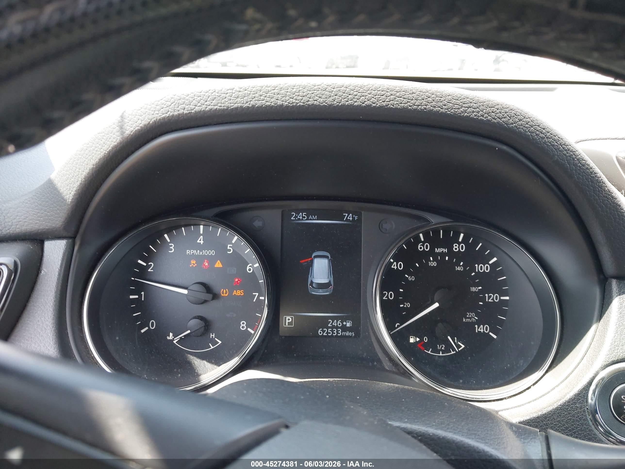 2017 Nissan Rogue Sv Gray vin: JN8AT2MT2HW387918