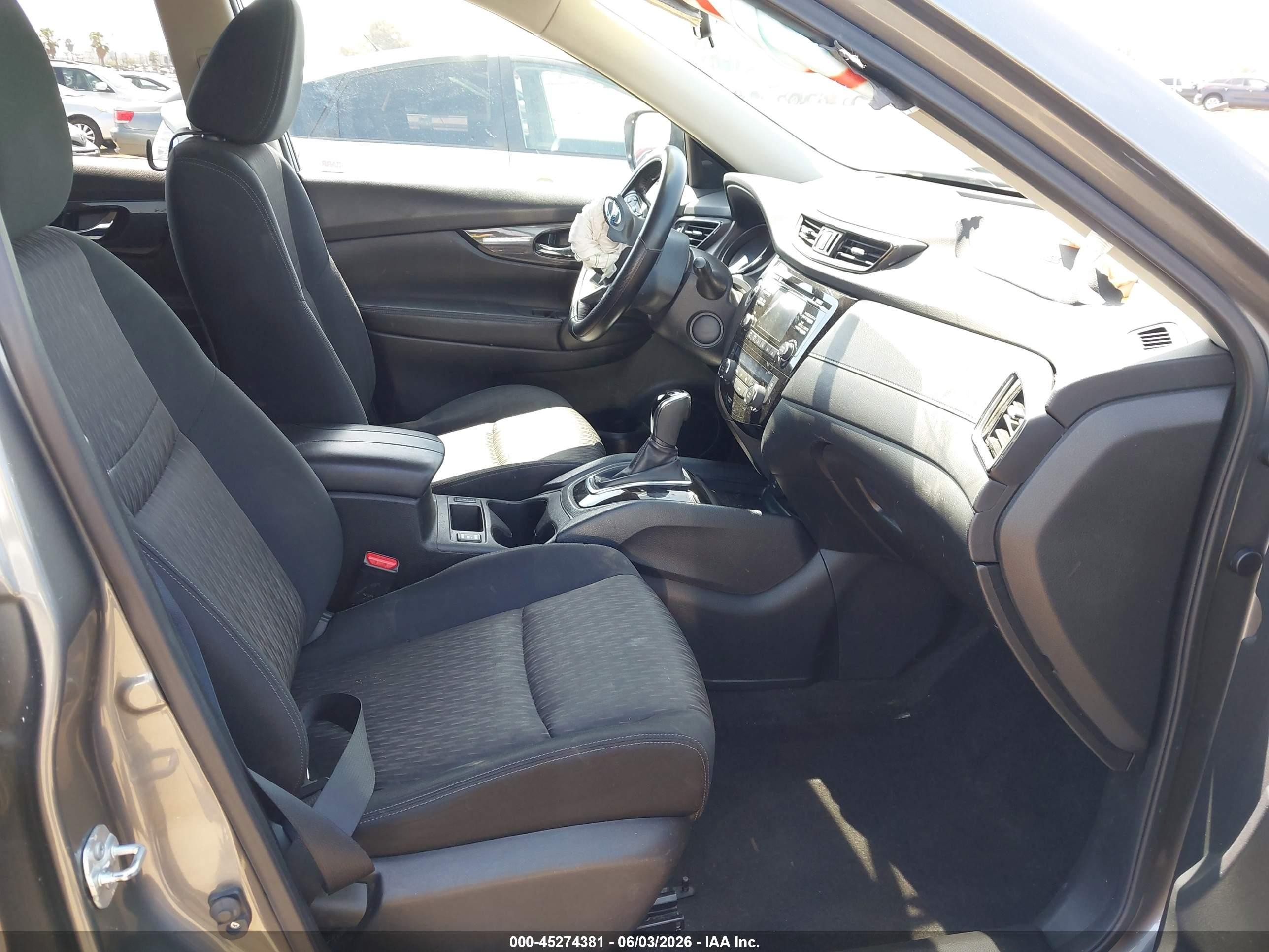 2017 Nissan Rogue Sv Gray vin: JN8AT2MT2HW387918