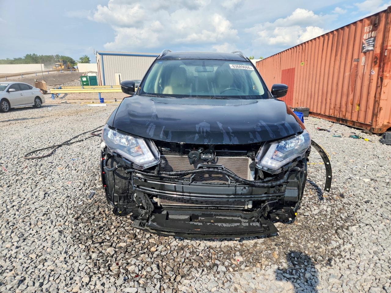 2017 Nissan Rogue Sv Black vin: JN8AT2MT2HW393170