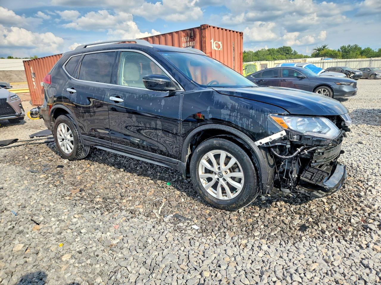 2017 Nissan Rogue Sv Black vin: JN8AT2MT2HW393170
