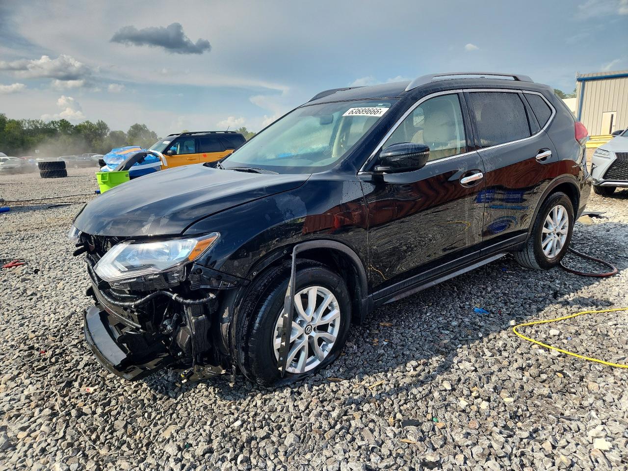 2017 Nissan Rogue Sv Black vin: JN8AT2MT2HW393170