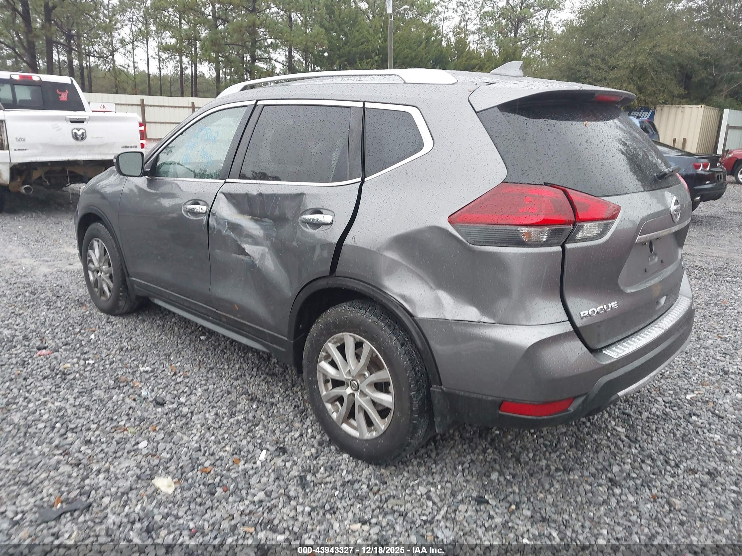 2019 Nissan Rogue S Gray vin: JN8AT2MT2KW267009
