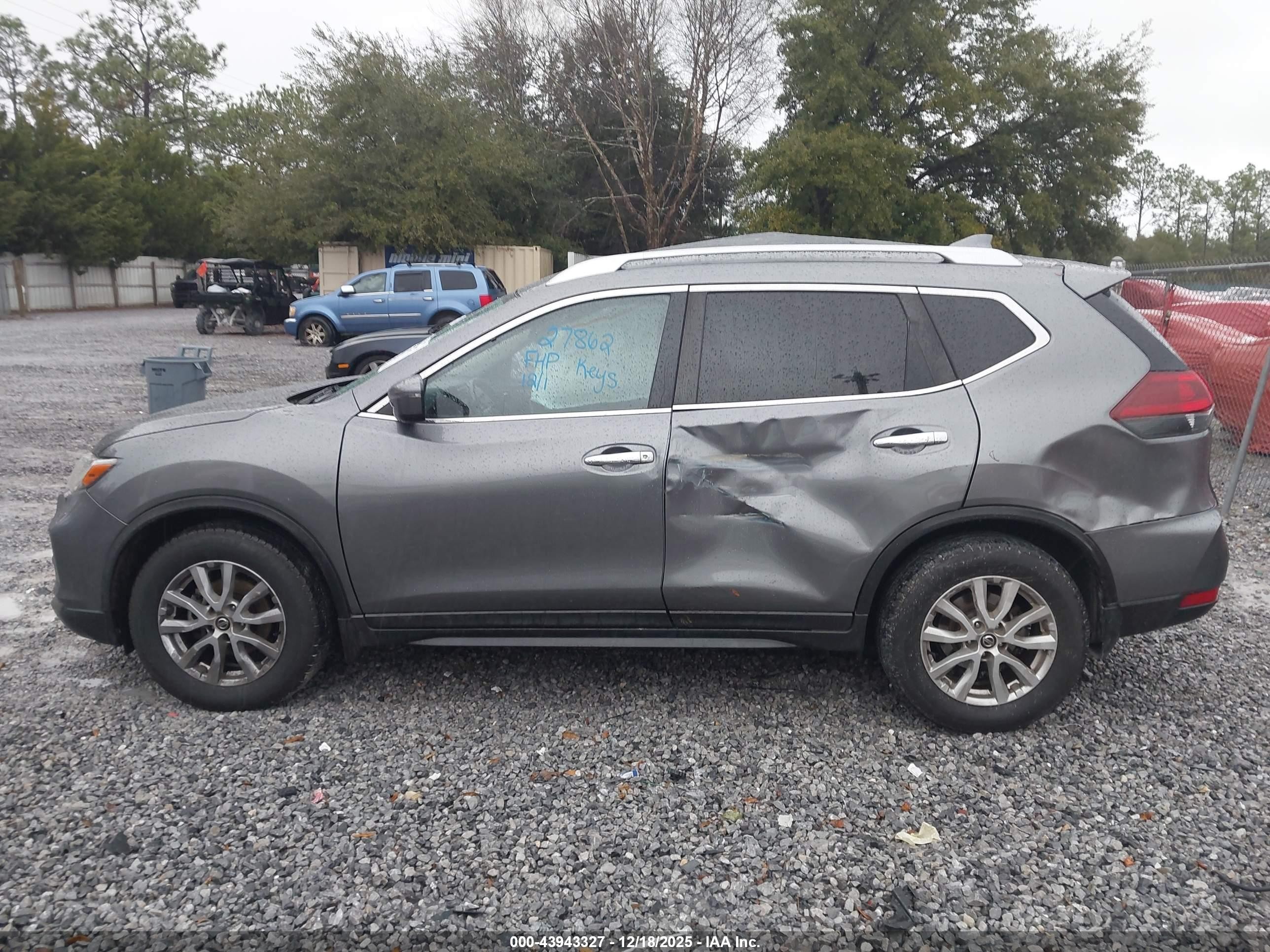 2019 Nissan Rogue S Gray vin: JN8AT2MT2KW267009