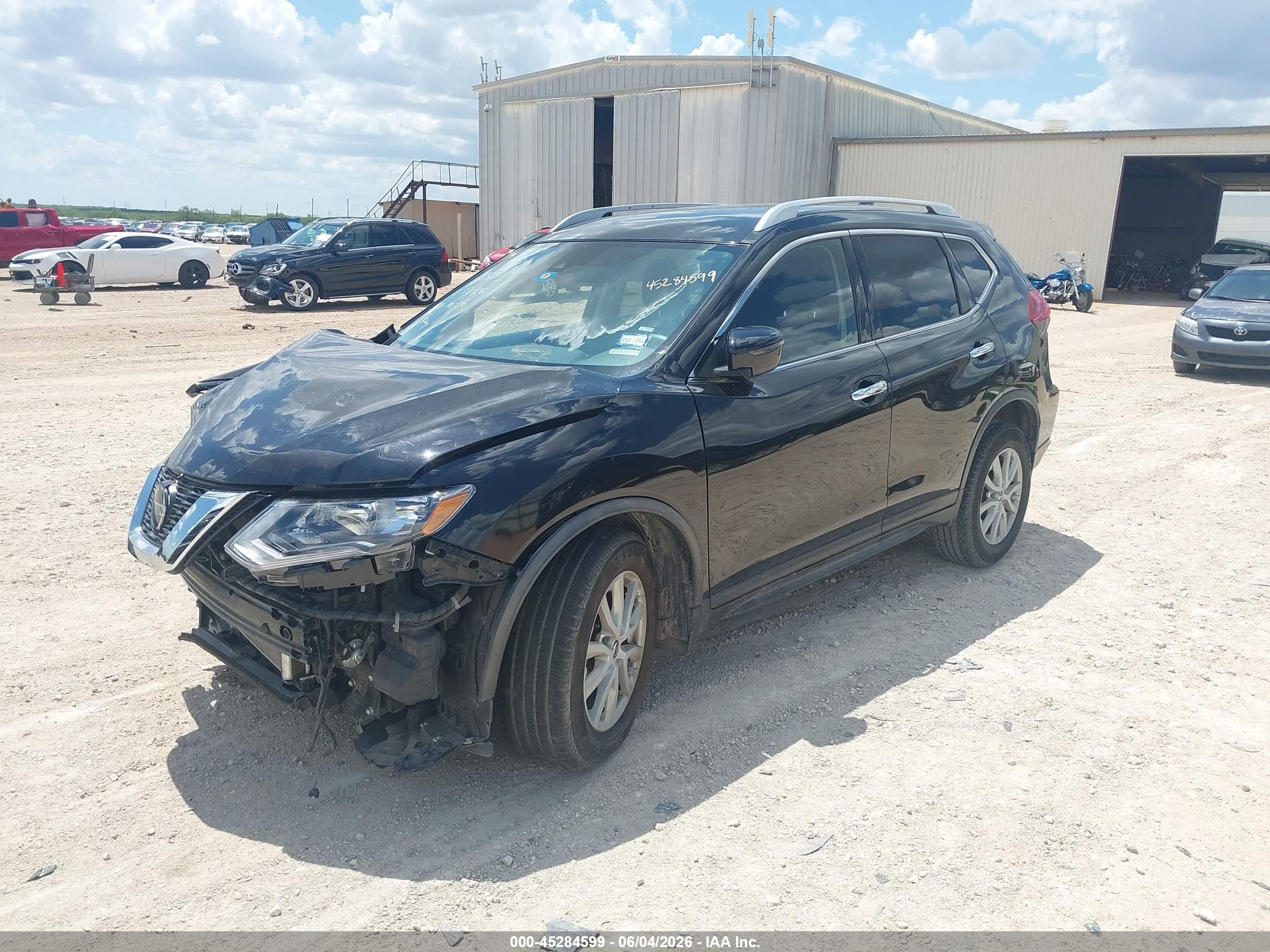 2020 Nissan Rogue S Fwd Black vin: JN8AT2MT2LW001250