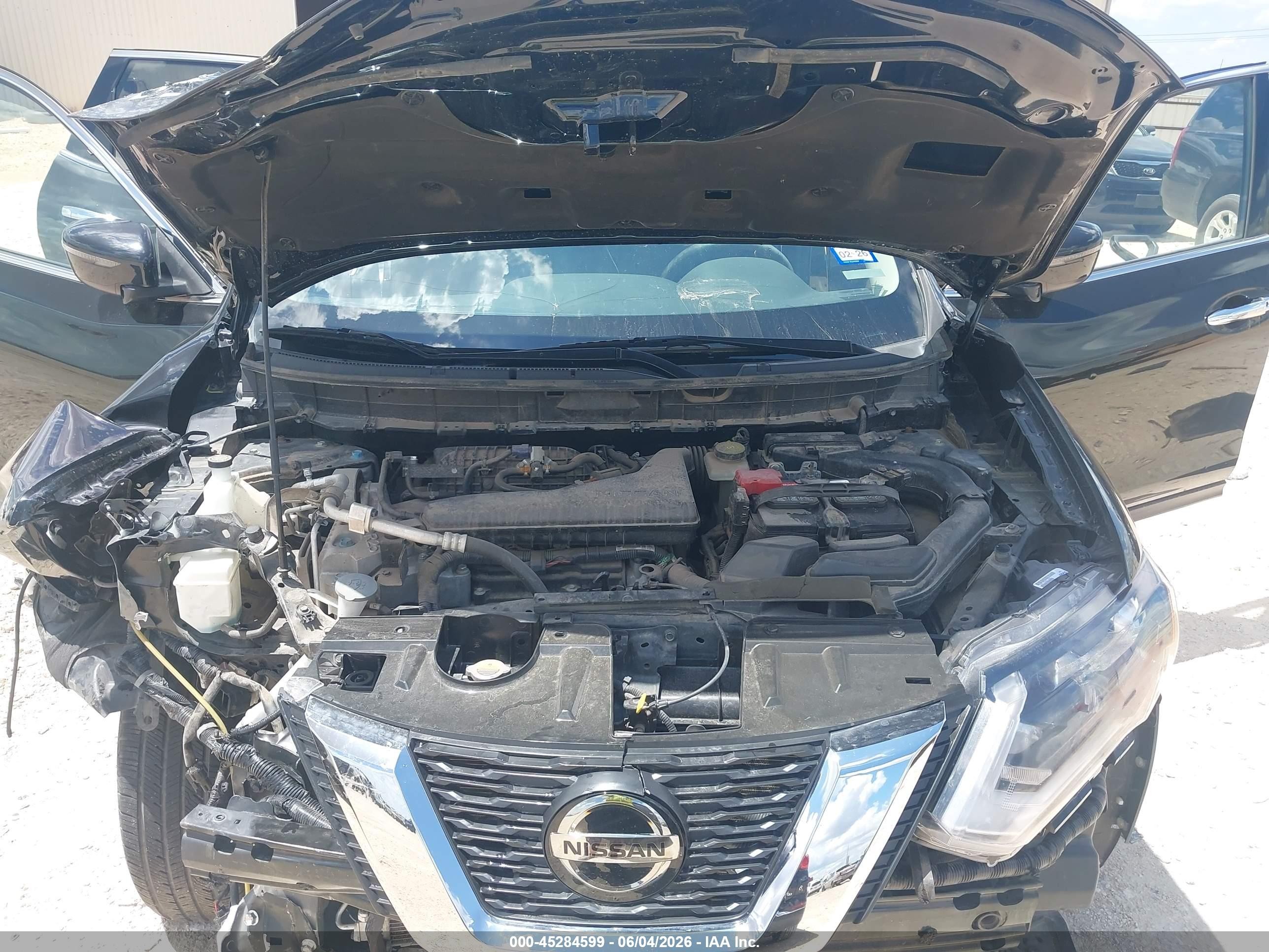 2020 Nissan Rogue S Fwd Black vin: JN8AT2MT2LW001250