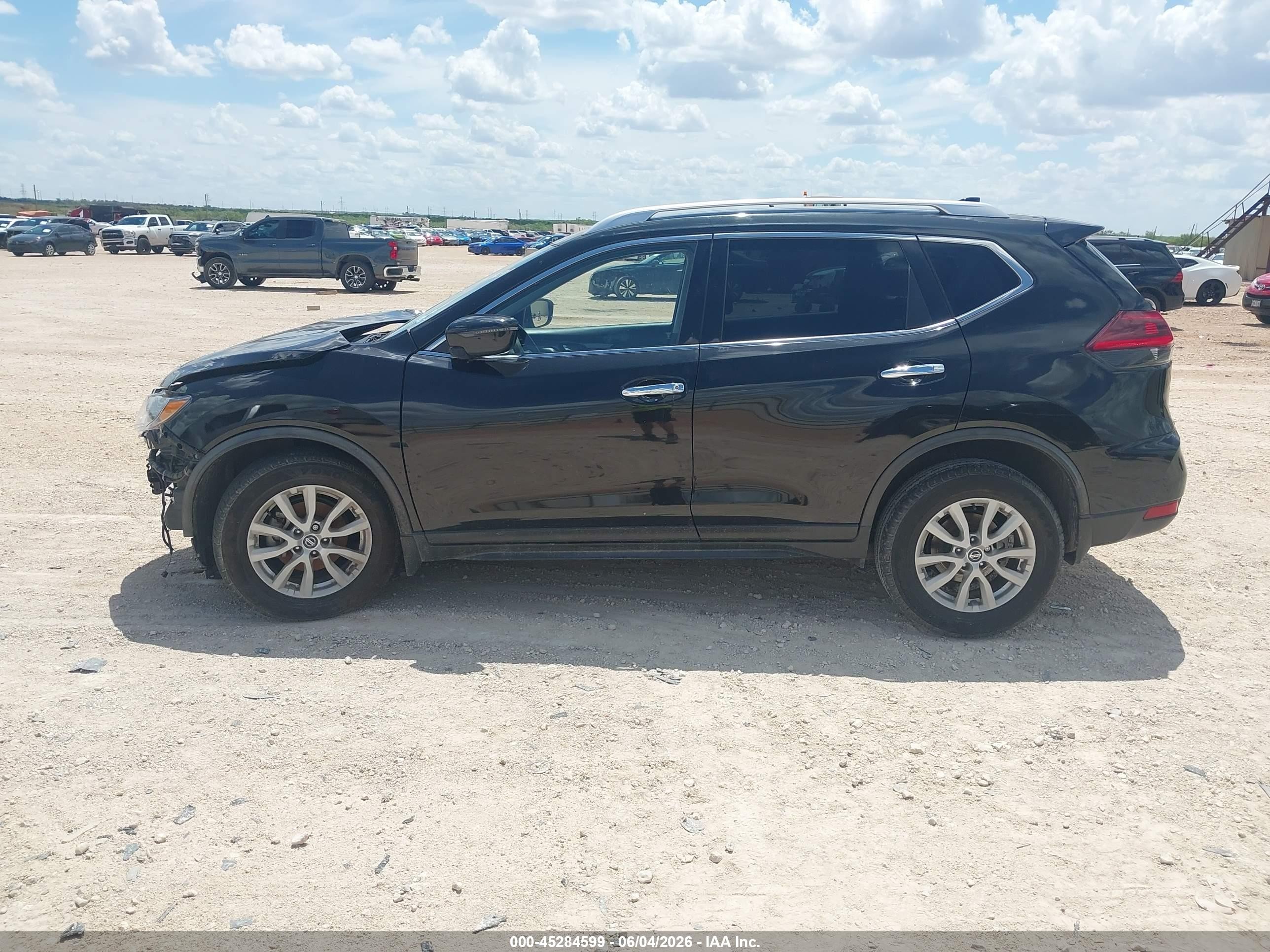2020 Nissan Rogue S Fwd Black vin: JN8AT2MT2LW001250