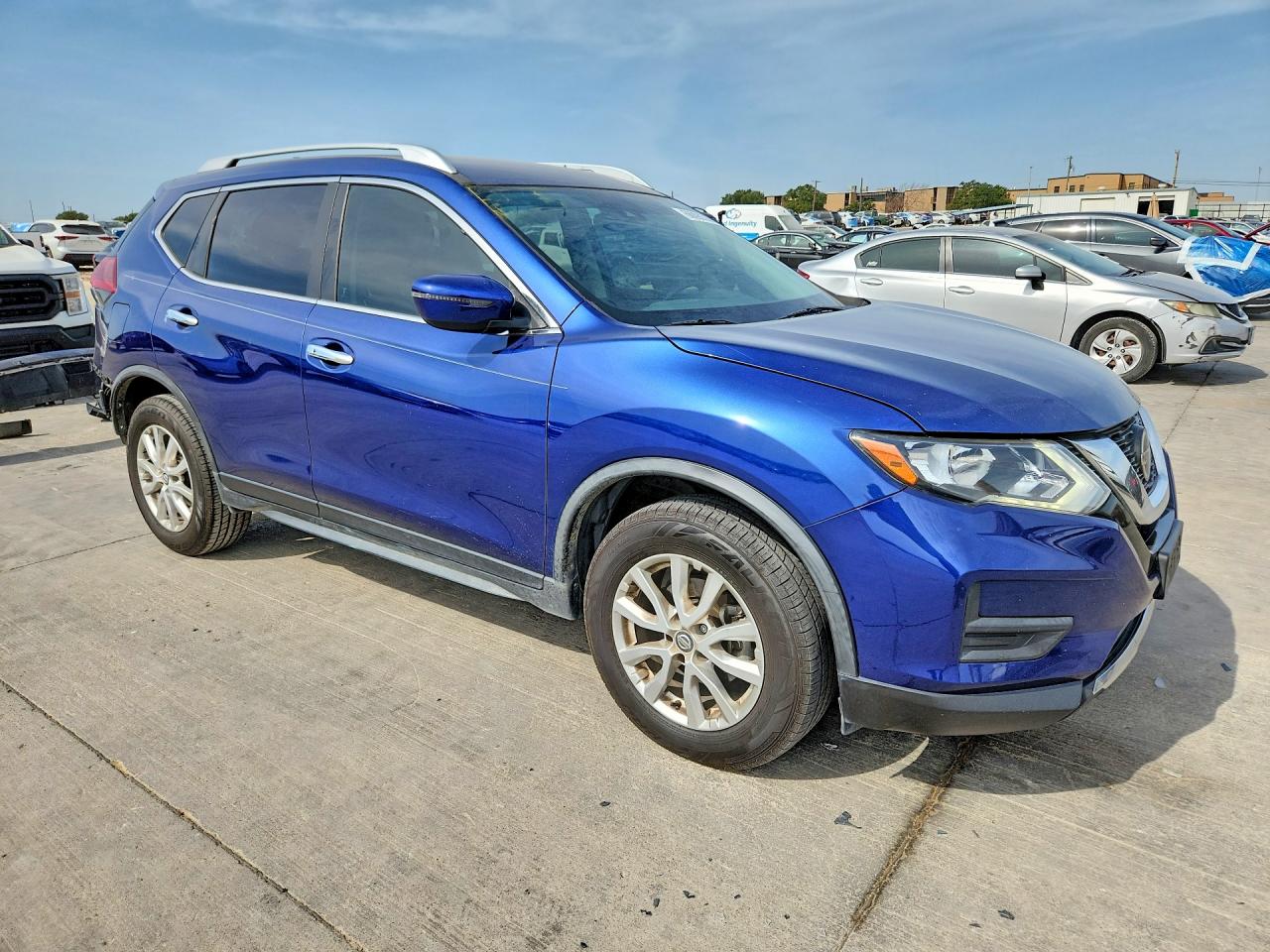 2020 Nissan Rogue Sv Blue vin: JN8AT2MT2LW031185
