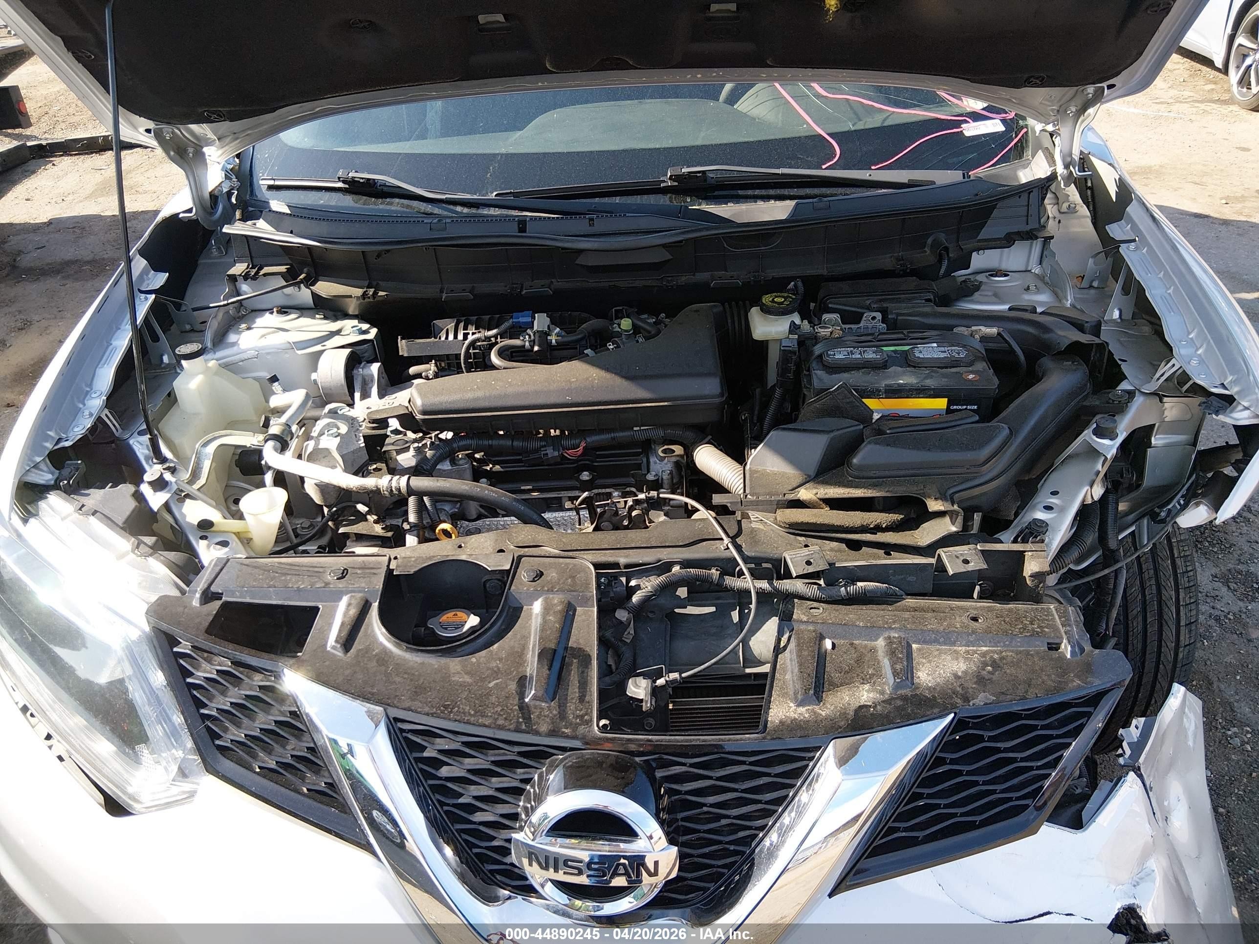 2016 Nissan Rogue S Серебряный vin: JN8AT2MT4GW021439