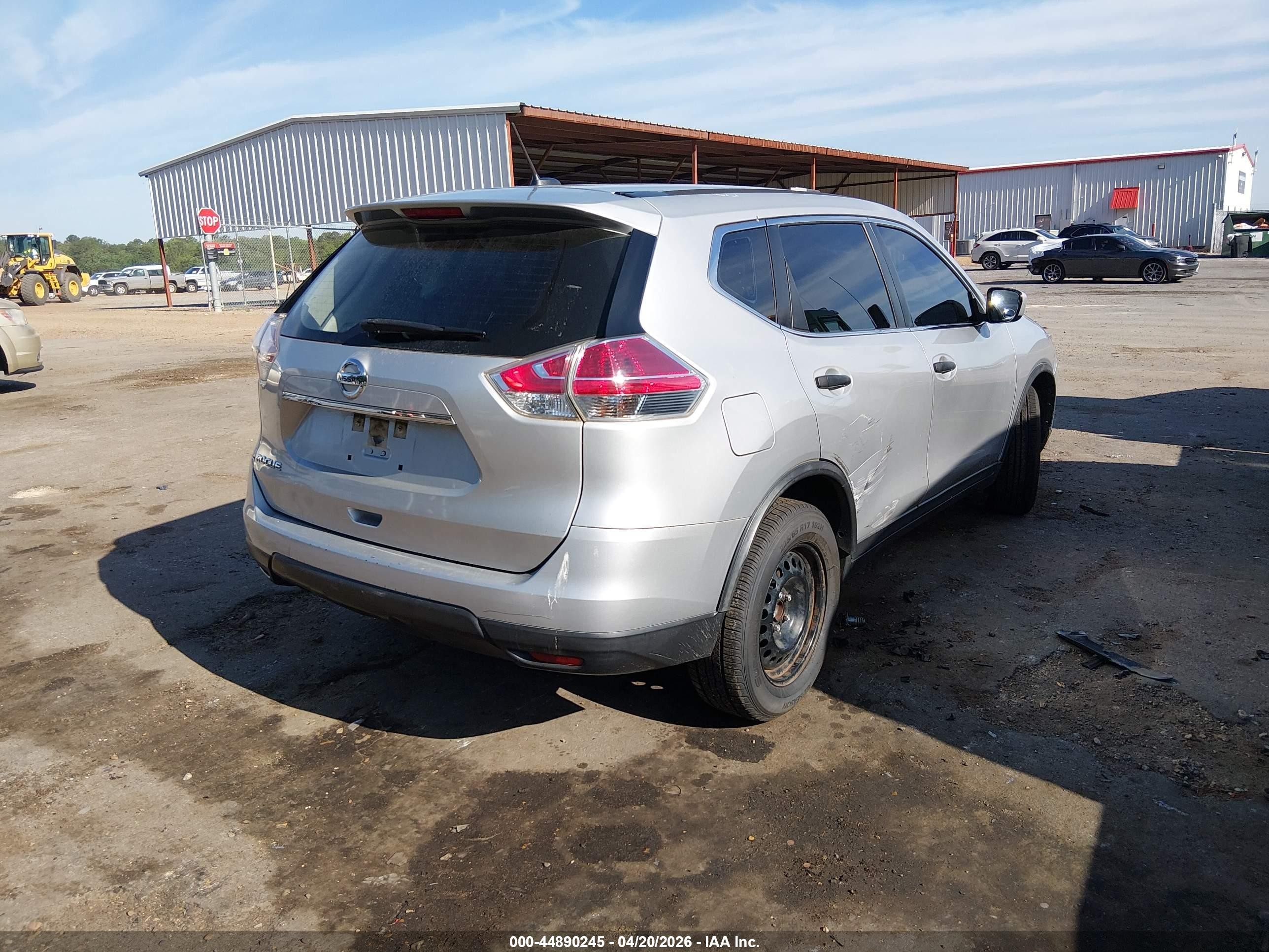 2016 Nissan Rogue S Серебряный vin: JN8AT2MT4GW021439