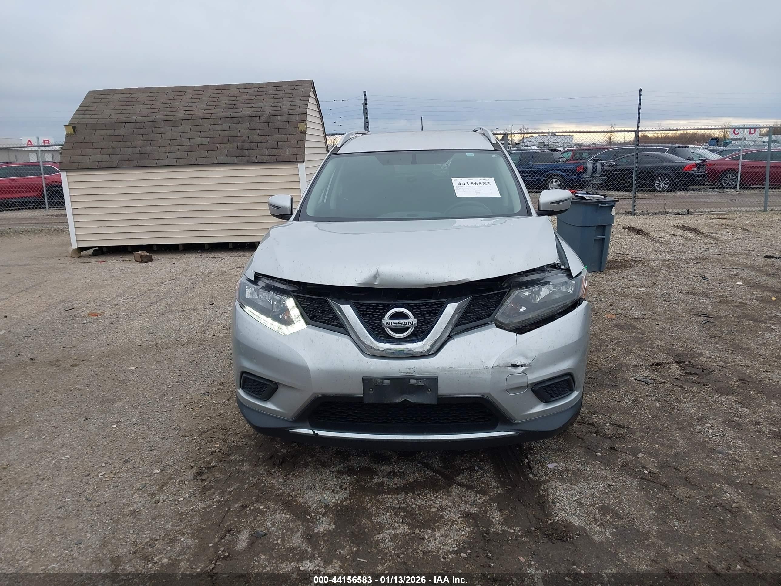2016 Nissan Rogue S Silver vin: JN8AT2MT4GW023966