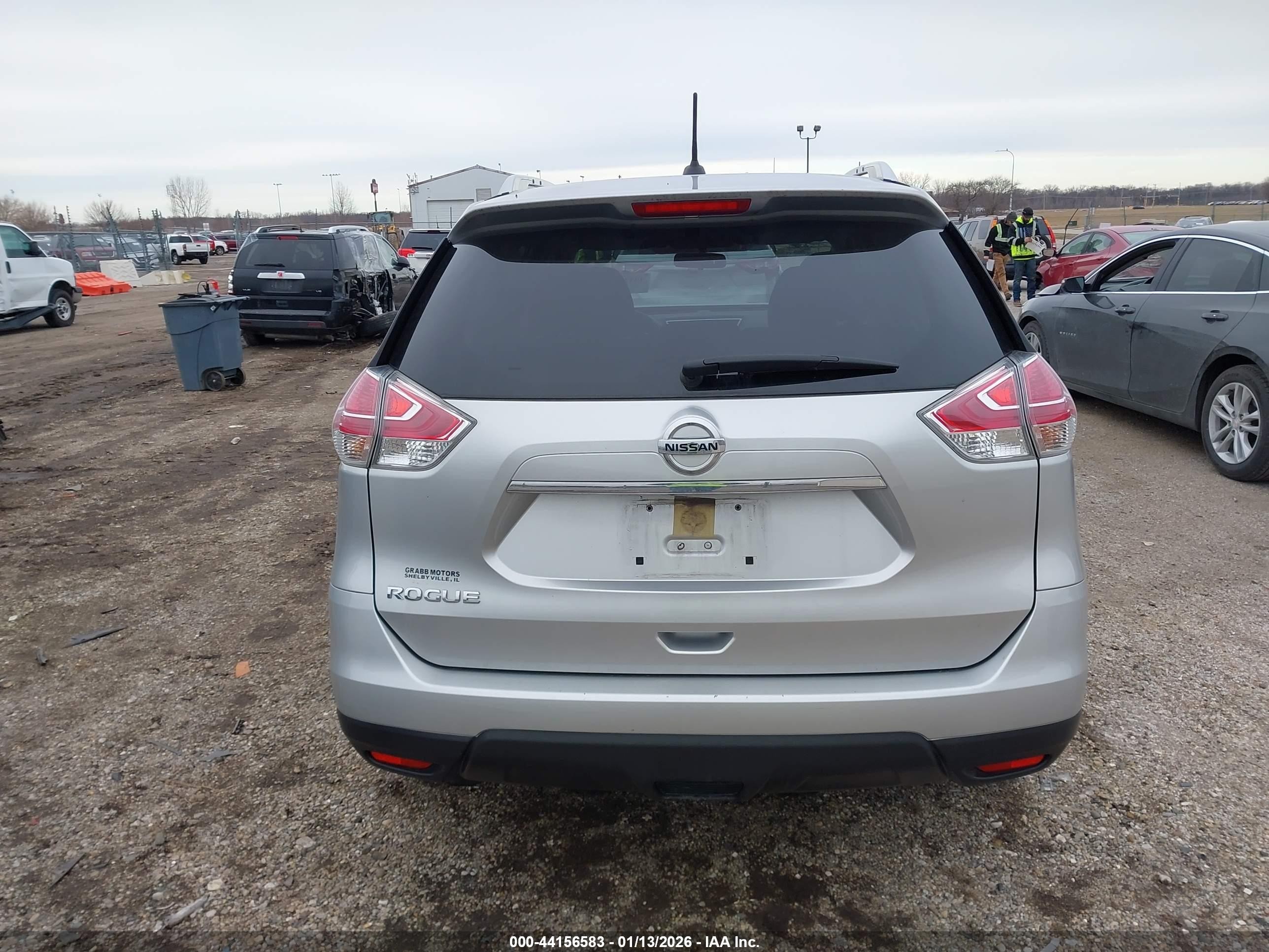 2016 Nissan Rogue S Silver vin: JN8AT2MT4GW023966