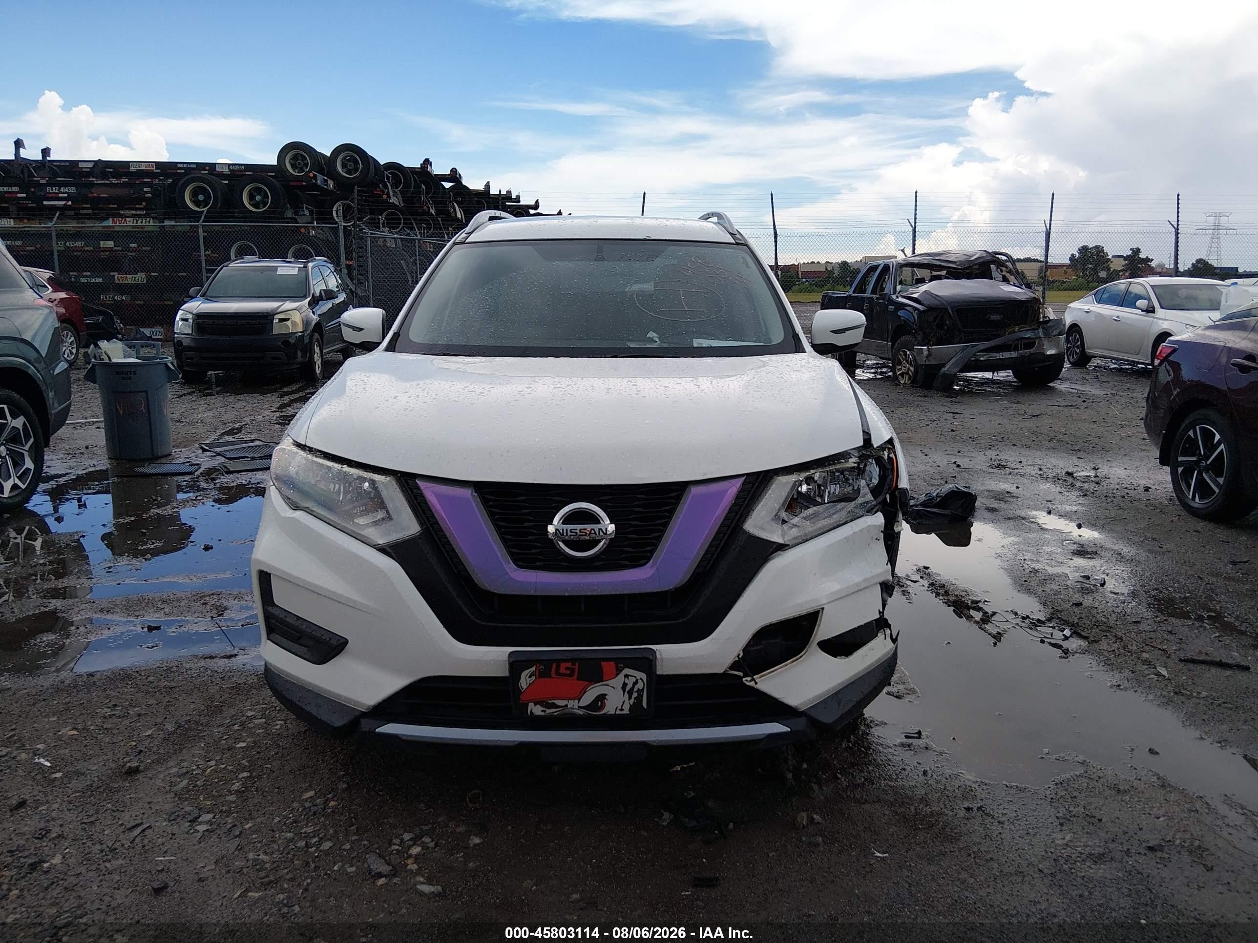 2017 Nissan Rogue S White vin: JN8AT2MT4HW137838