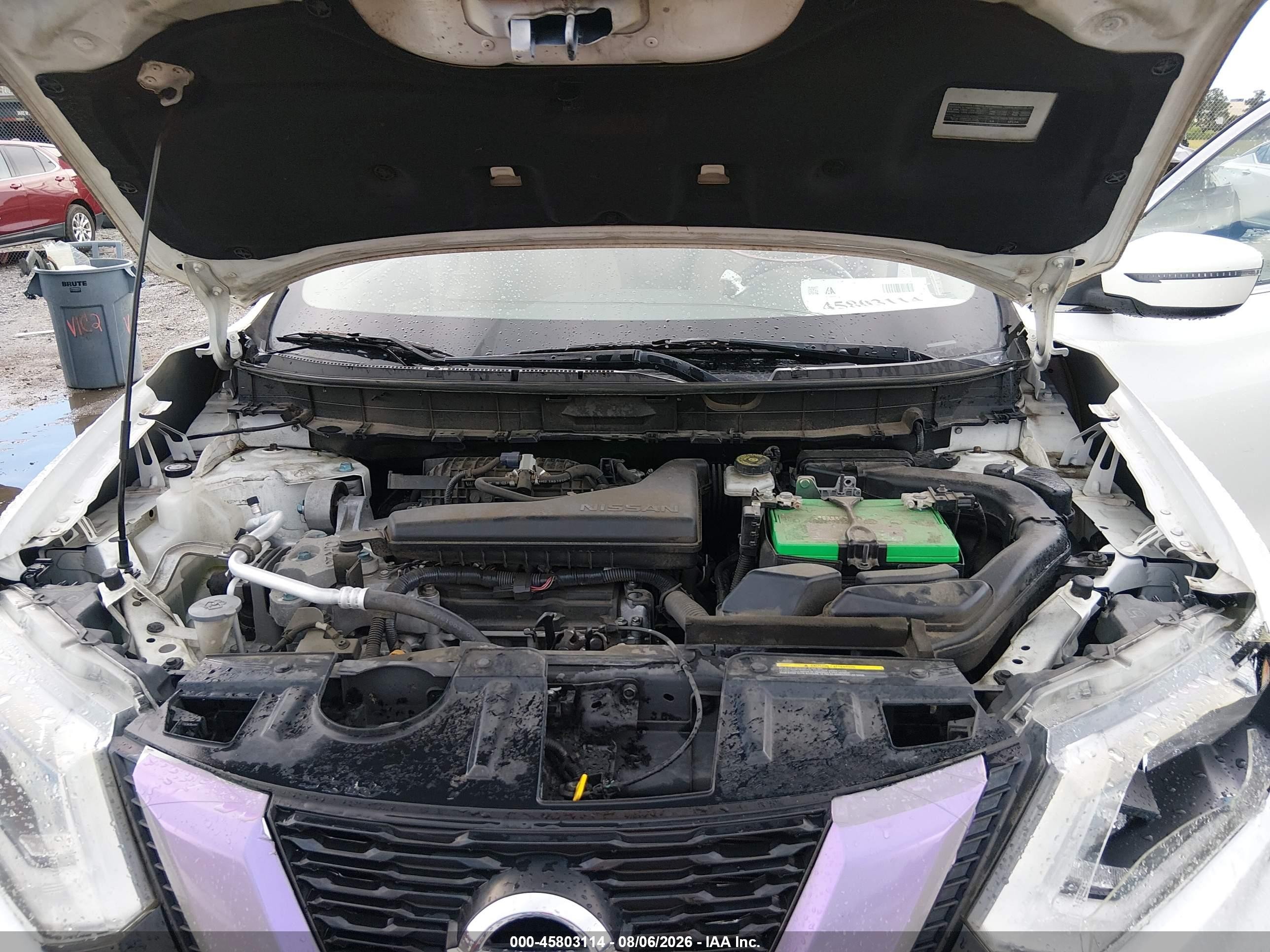 2017 Nissan Rogue S White vin: JN8AT2MT4HW137838