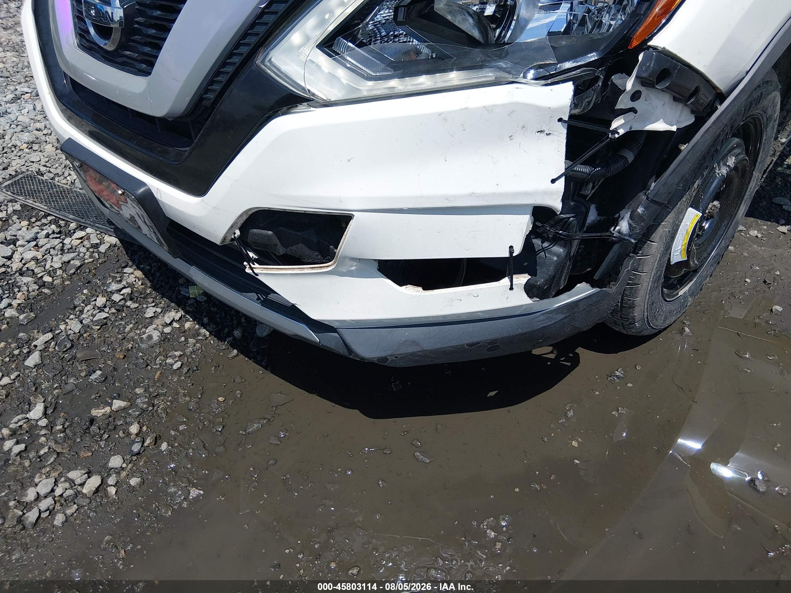 2017 Nissan Rogue S White vin: JN8AT2MT4HW137838